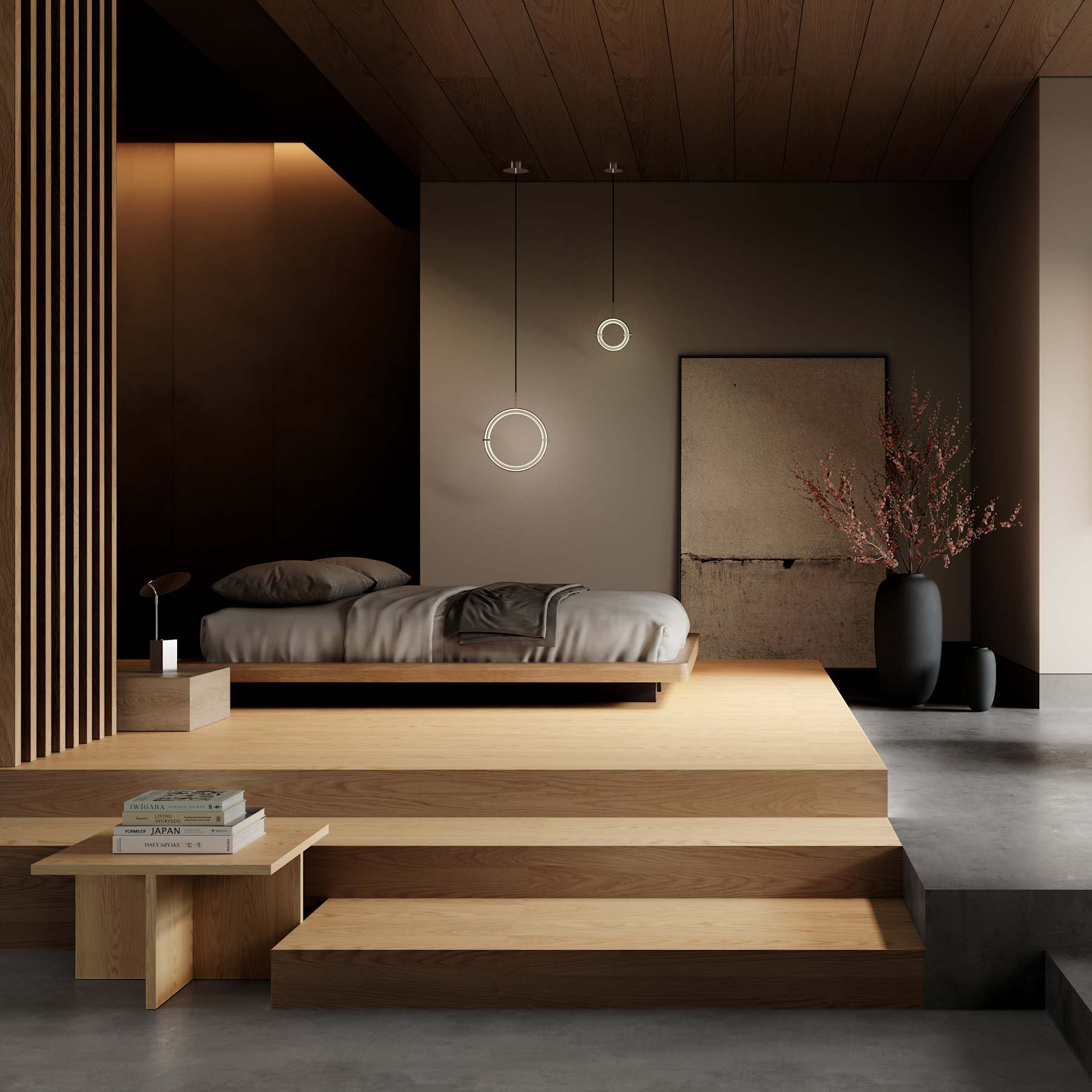 SUNAO SLIM Vase schwarze Keramik