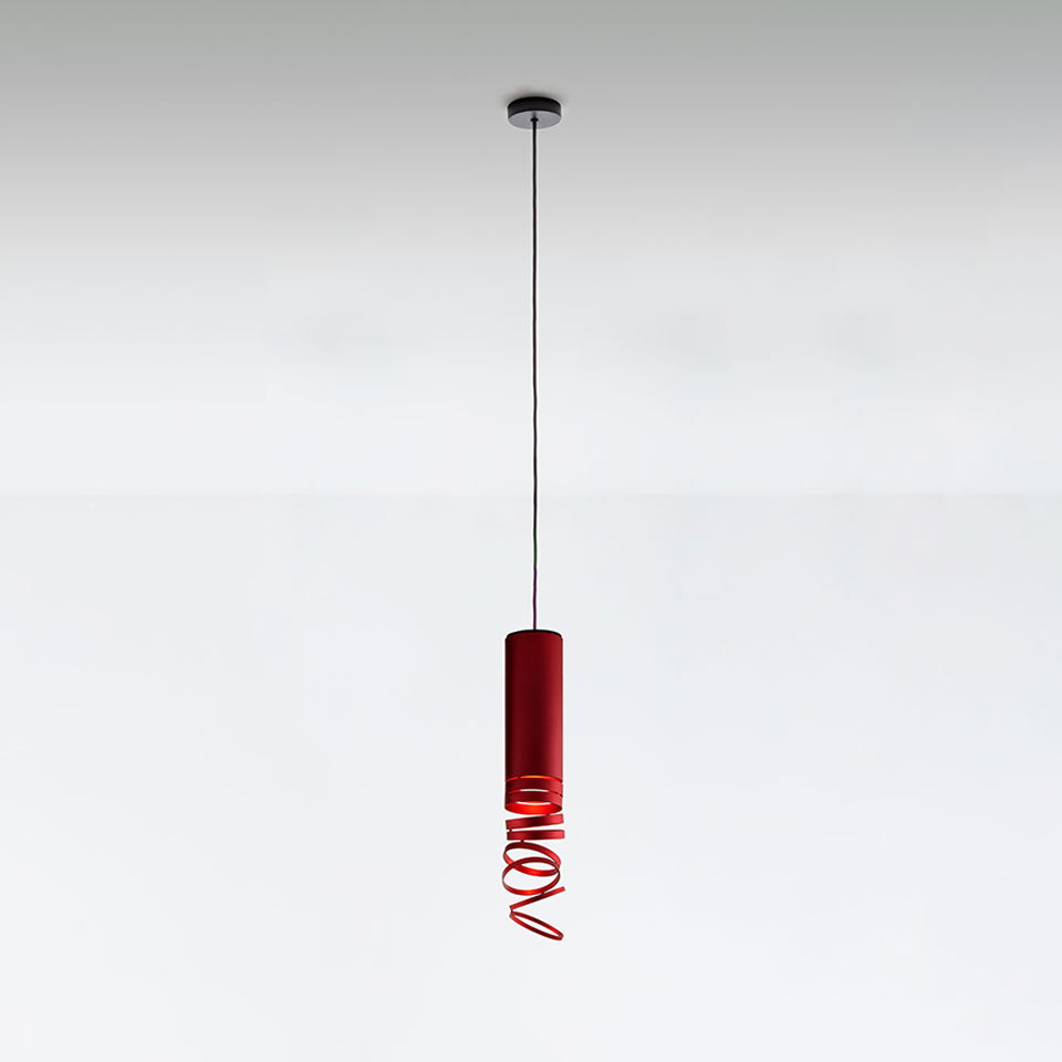 Hanglamp DECOMPOSE rood