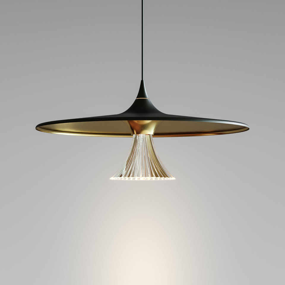 Hanglamp IPNO zwart met goud