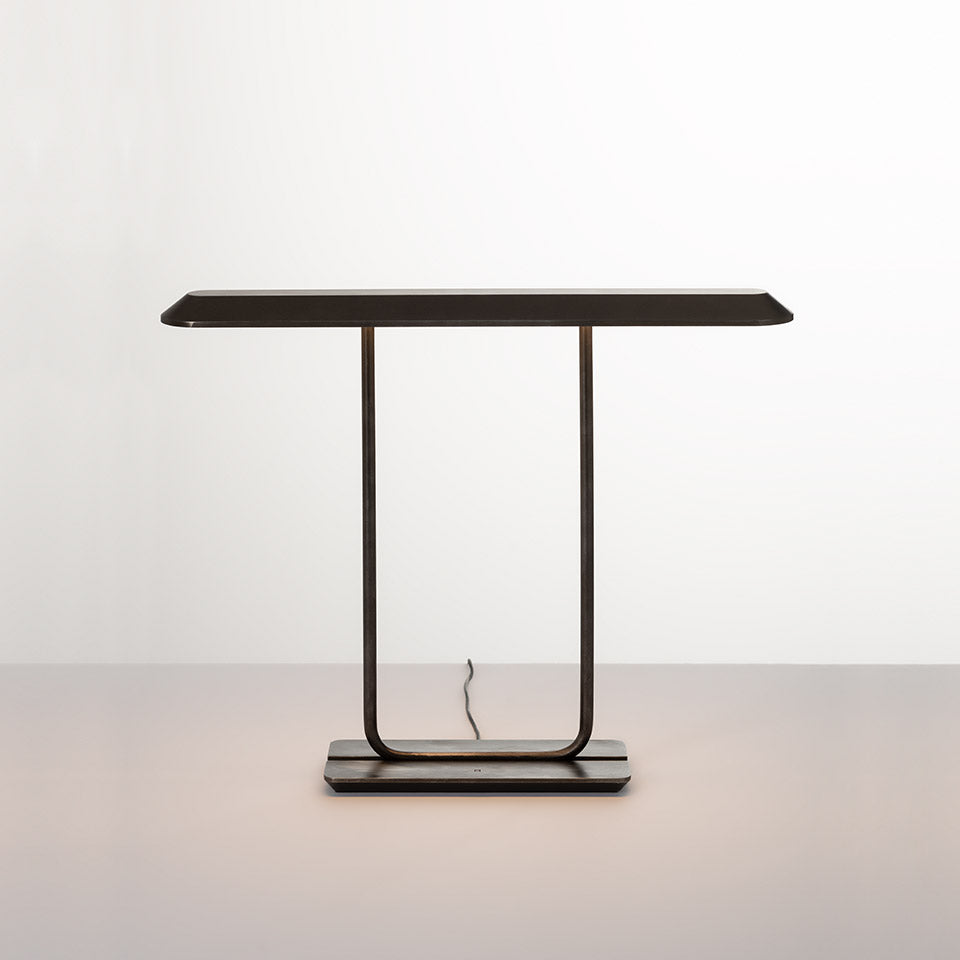 Tafellamp TEMPIO donkerbruin