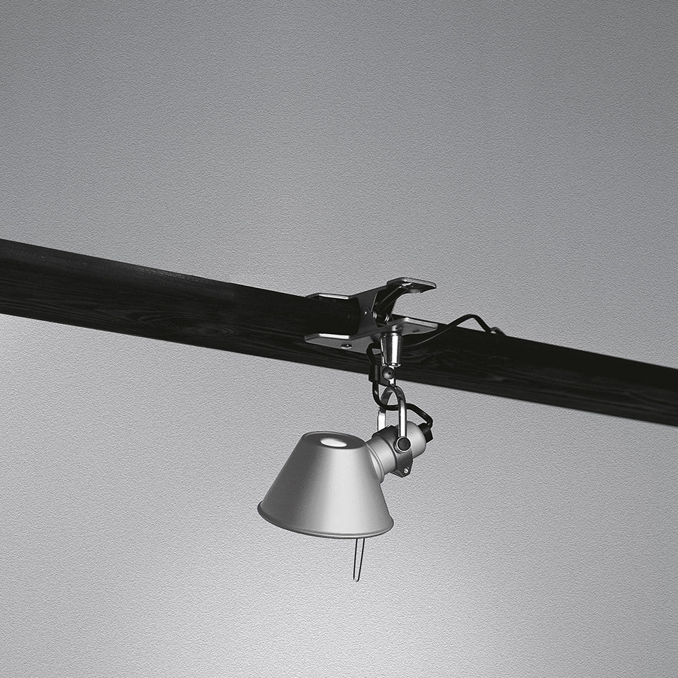 Klem lamp TOLOMEO PINZA MICRO aluminium