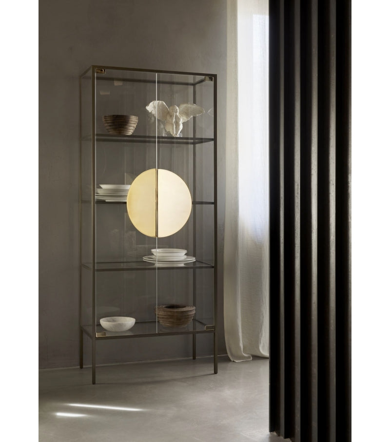 Glasvitrine YANG schwarz