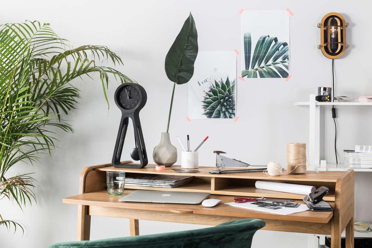 Zegar PENDULUM czarny Zuiver Eye on Design