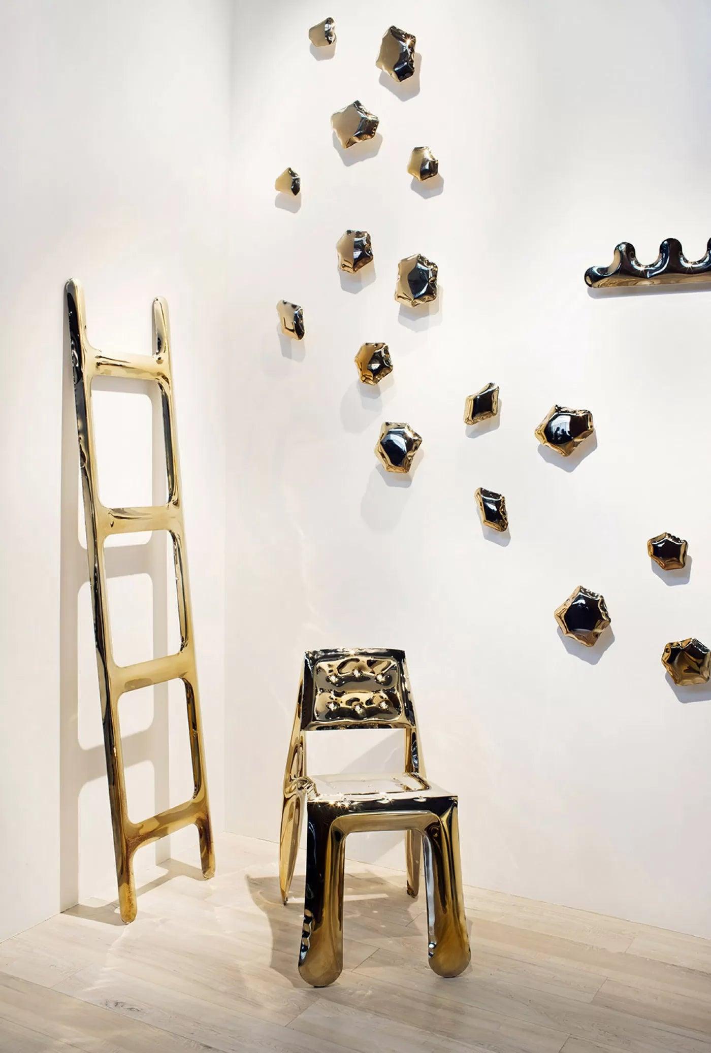 Zestaw dekoracyjnych wieszaków KAMYKI gradient szafir Zieta Studio Eye on Design