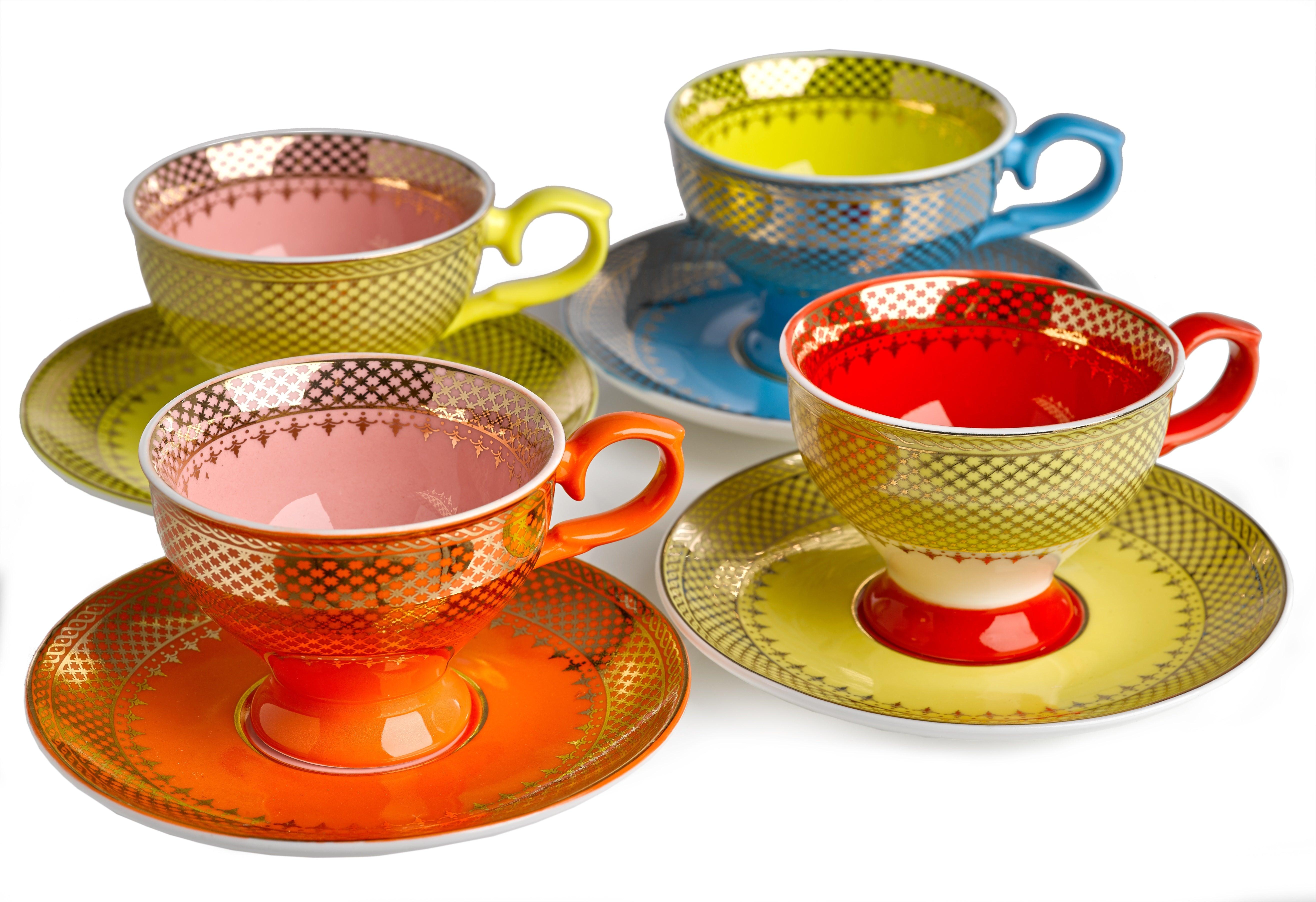 Zestaw filiżanek do espresso GRANDMA porcelanowy Pols Potten Eye on Design