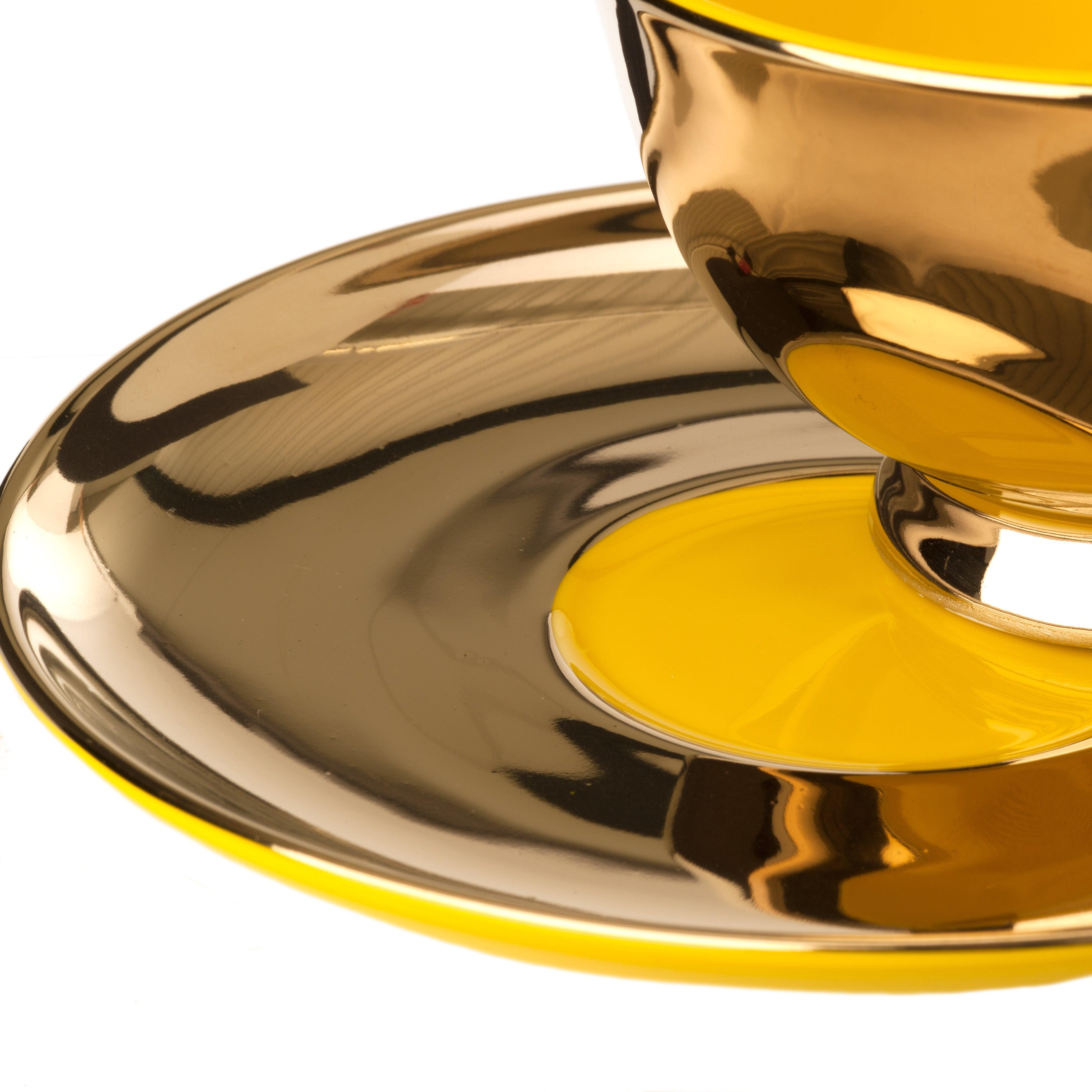 Zestaw filiżanek LEGACY złoty Pols Potten Eye on Design