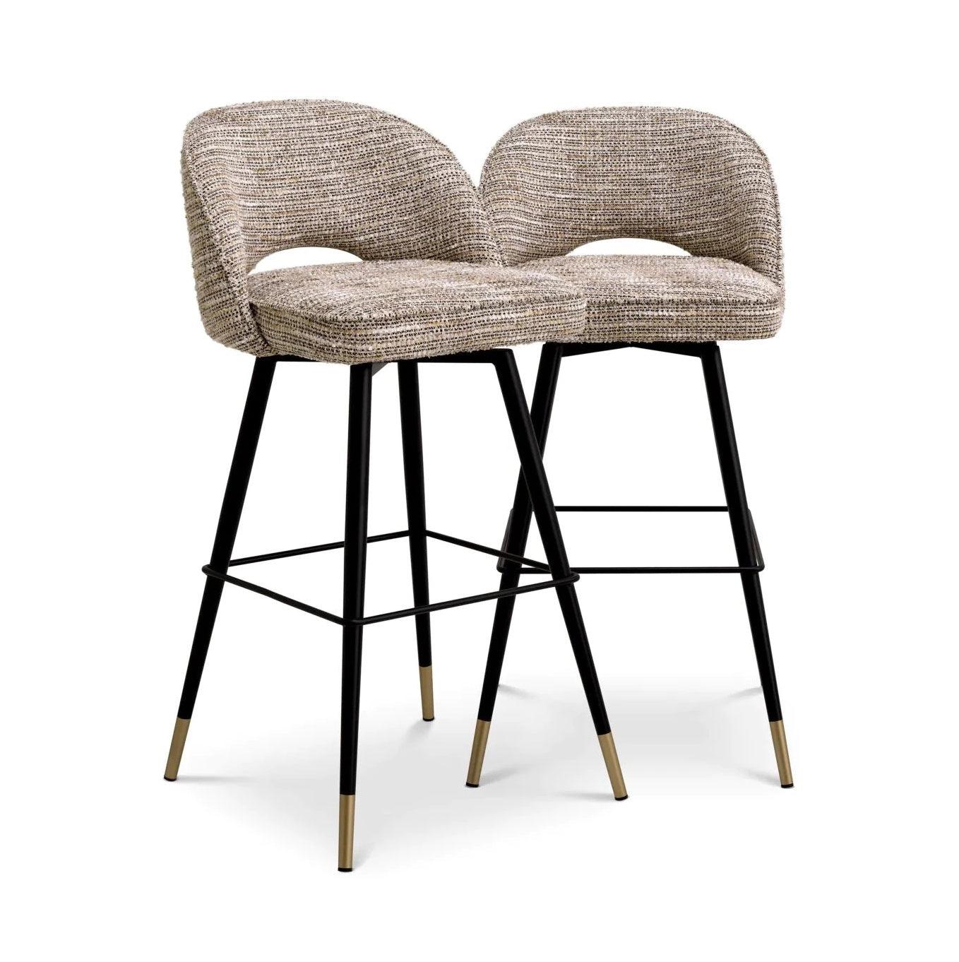 Zestaw hokerów CLIFF beżowy Eichholtz Eye on Design