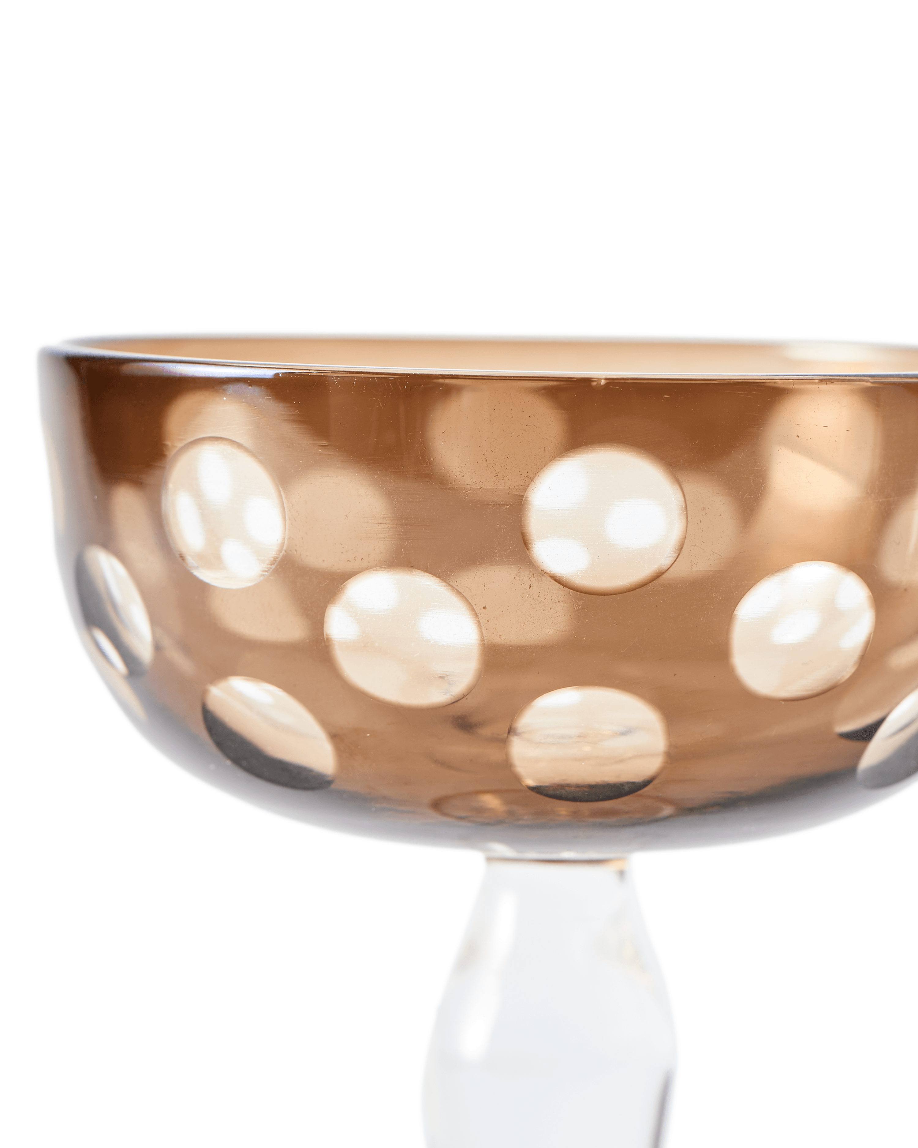 Zestaw kieliszków CUTTINGS COUPE kolorowy Pols Potten Eye on Design