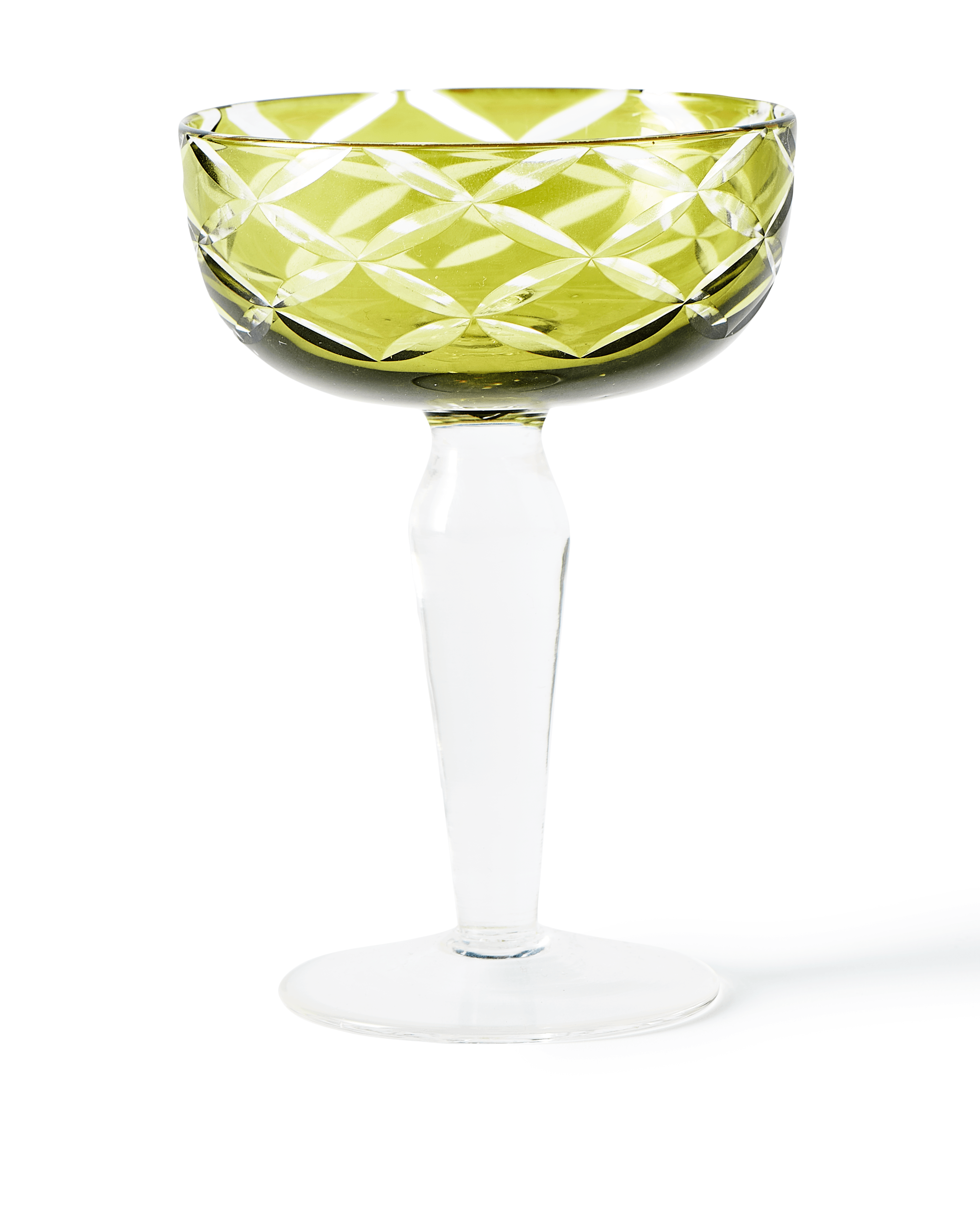 Zestaw kieliszków CUTTINGS COUPE kolorowy Pols Potten Eye on Design