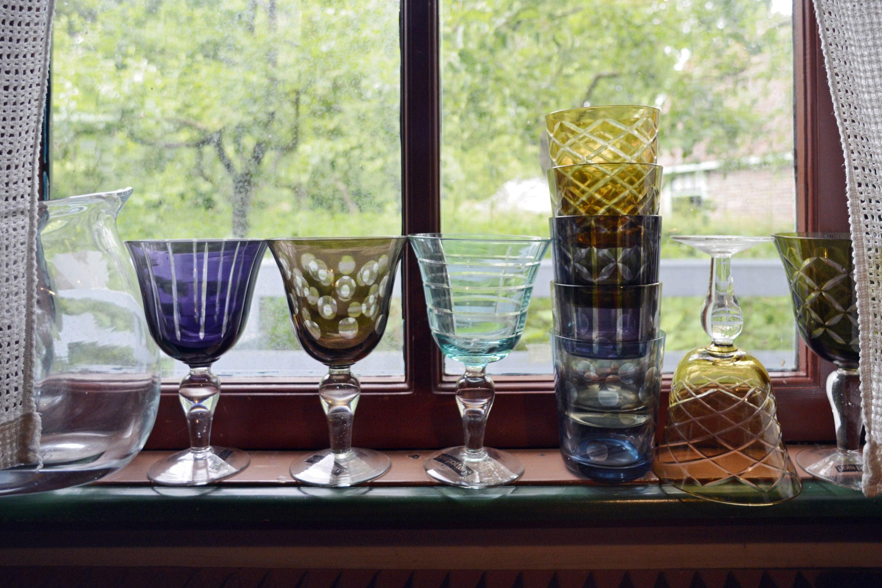 Zestaw kieliszków do wina BLOCKS kolorowy Pols Potten Eye on Design