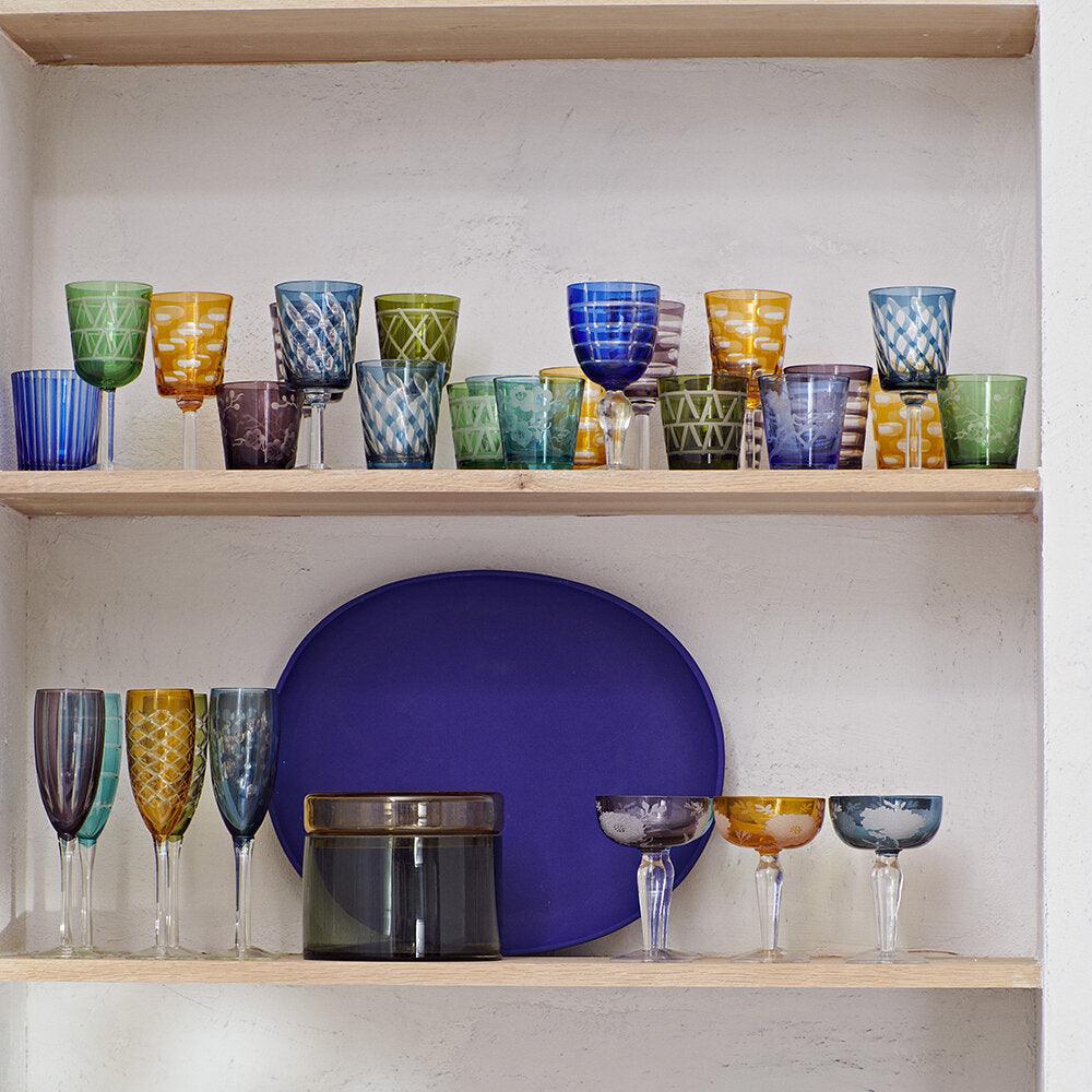 Zestaw kieliszków do wina TUBULAR kolorowy Pols Potten Eye on Design