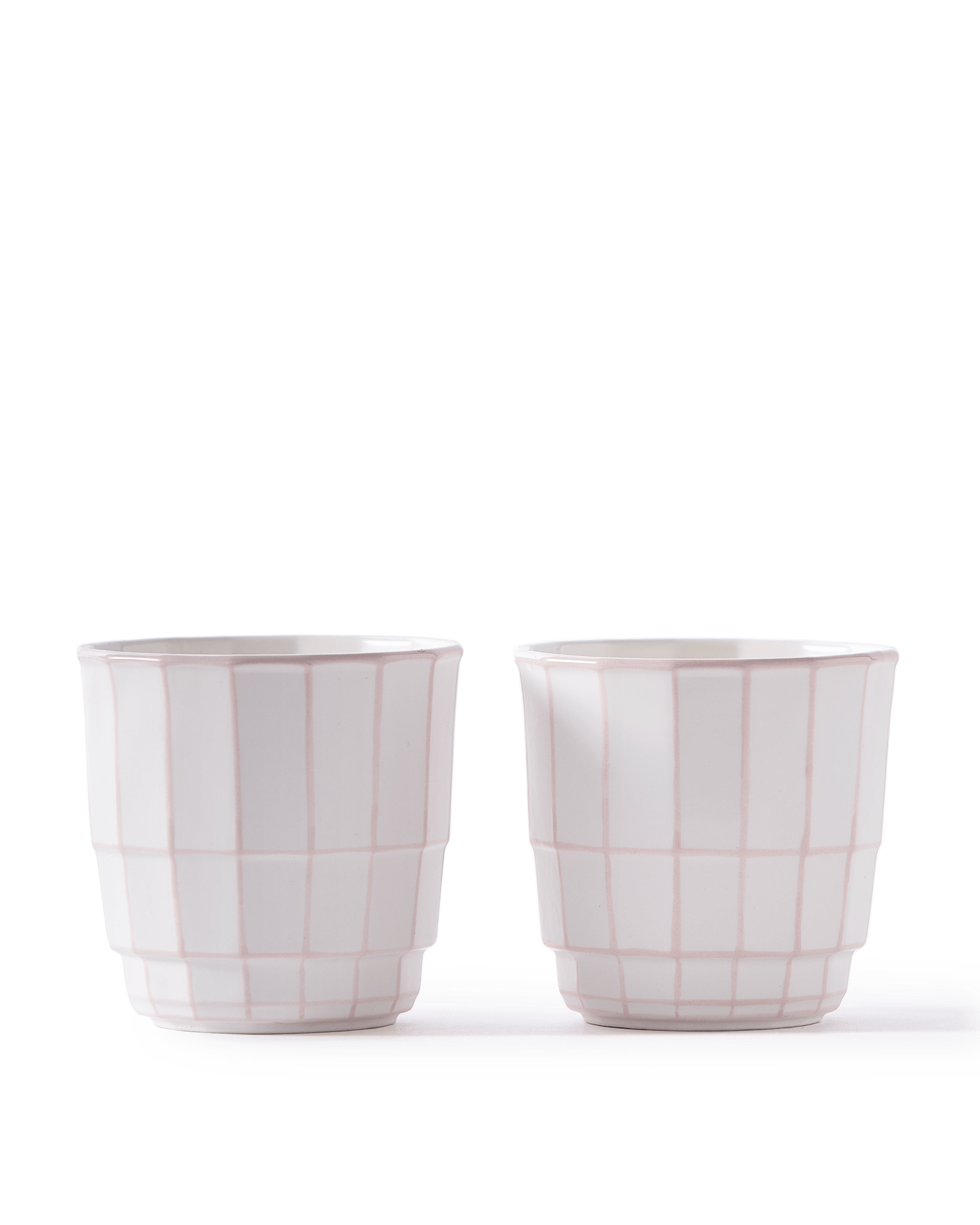 Zestaw kubków DIGI jasnoróżowy Pols Potten Eye on Design