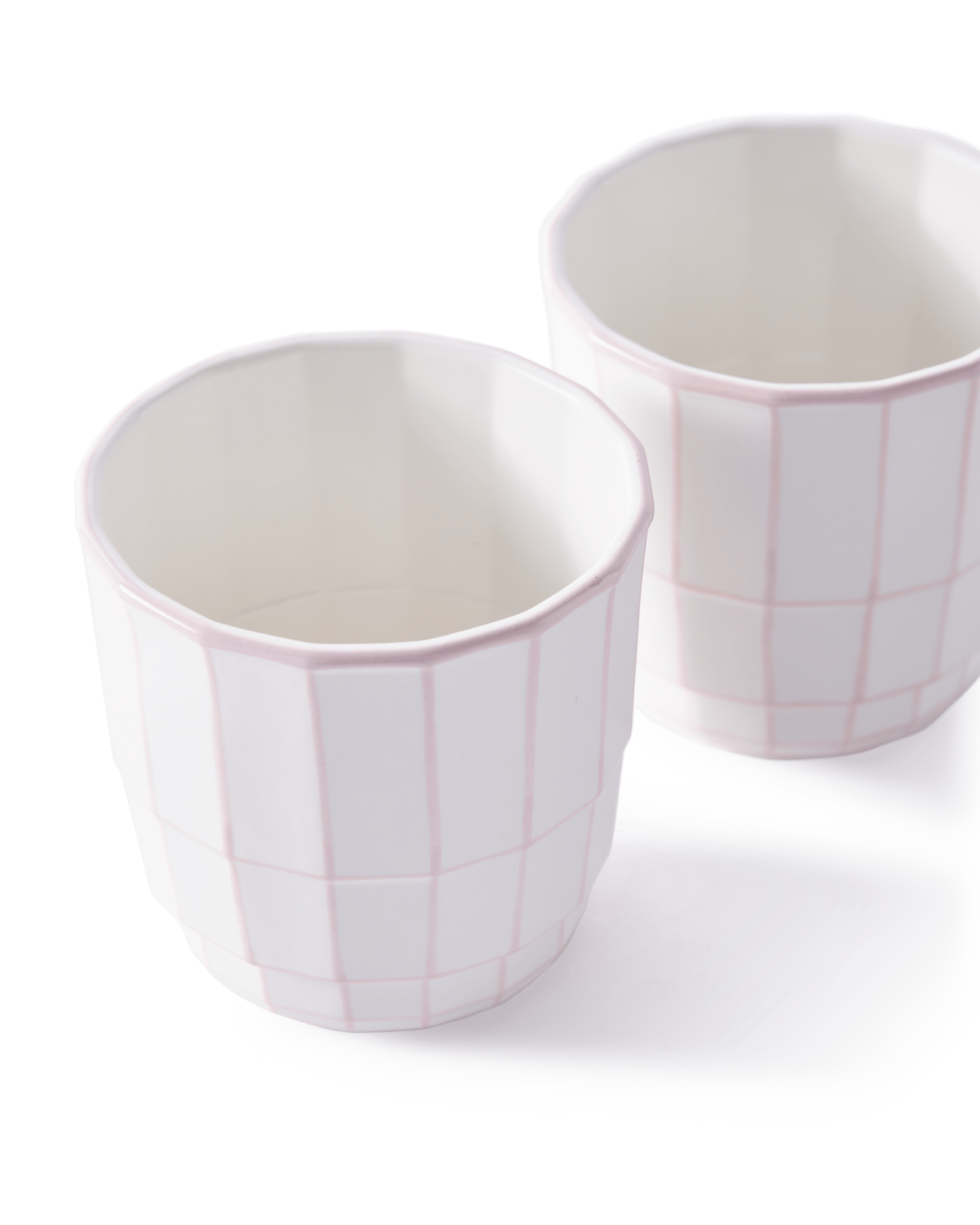 Zestaw kubków DIGI jasnoróżowy Pols Potten Eye on Design