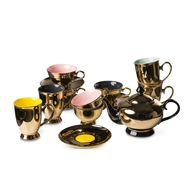 Zestaw kubków LEGACY złoty Pols Potten Eye on Design