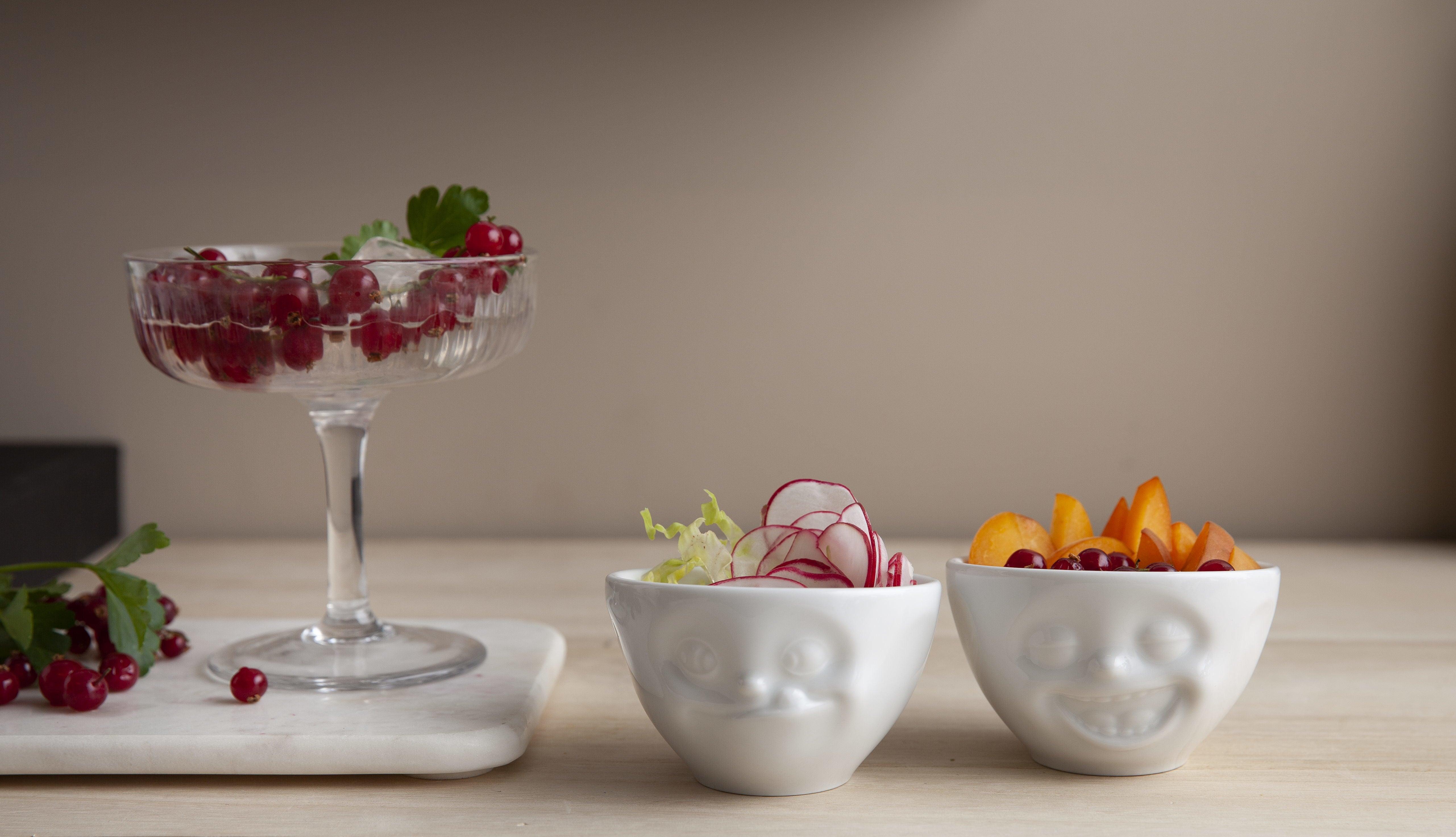 Zestaw małych miseczek LAUGHING & TASTY biały 58products Eye on Design