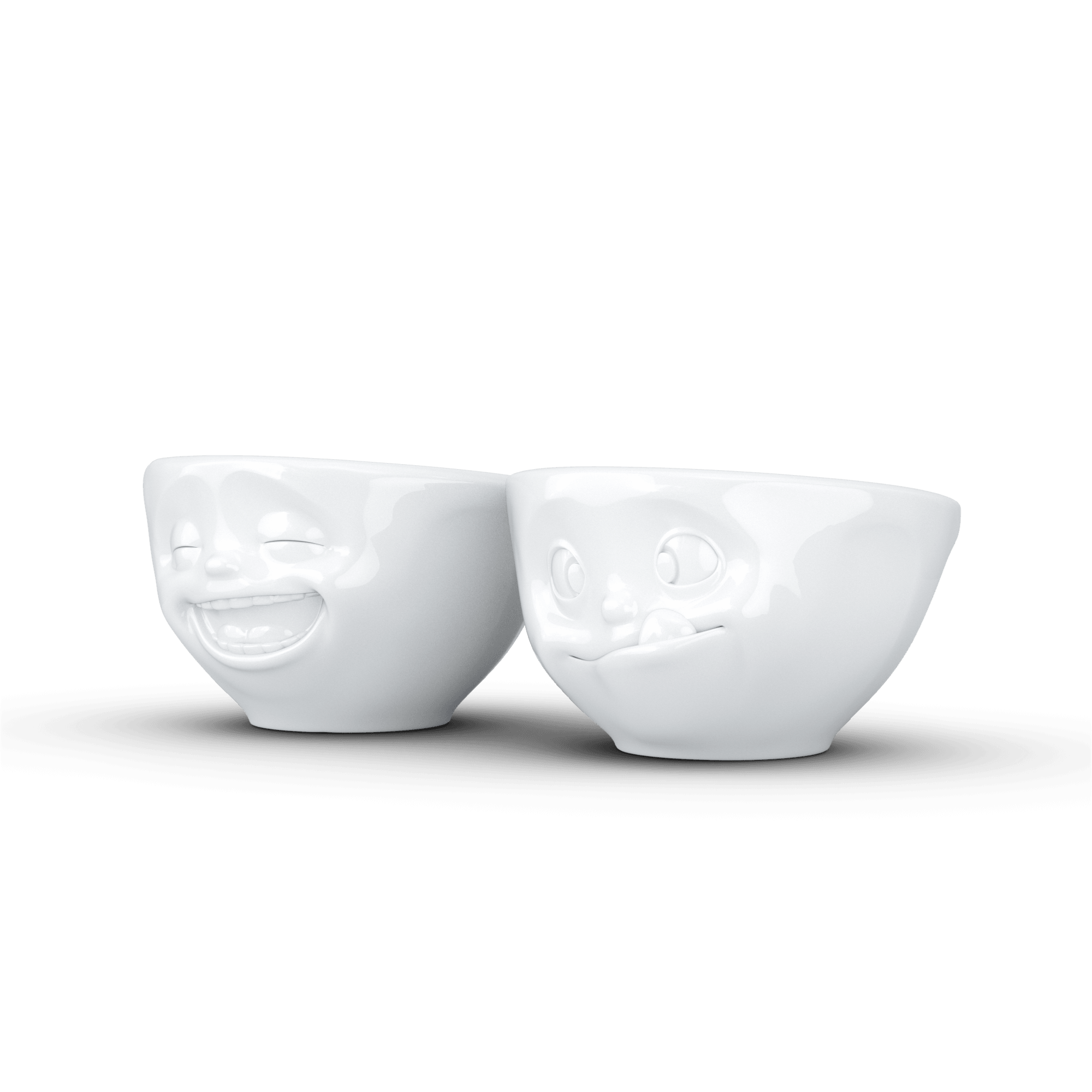 Zestaw małych miseczek LAUGHING & TASTY biały 58products Eye on Design