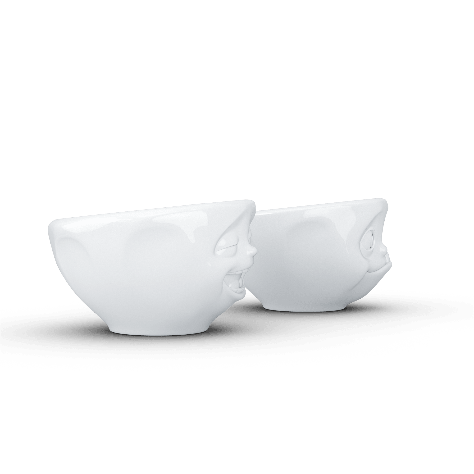 Zestaw małych miseczek LAUGHING & TASTY biały 58products Eye on Design