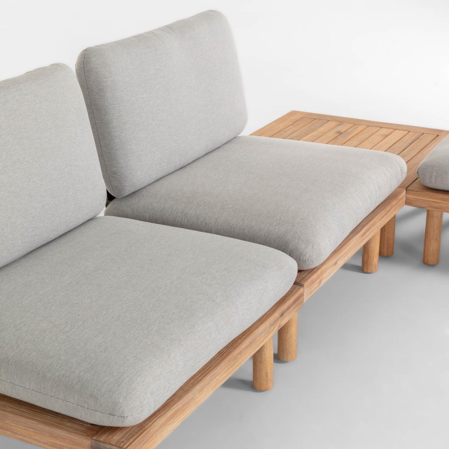 Zestaw mebli ogrodowych 4-osobowy VIRDIS szary La Forma Eye on Design