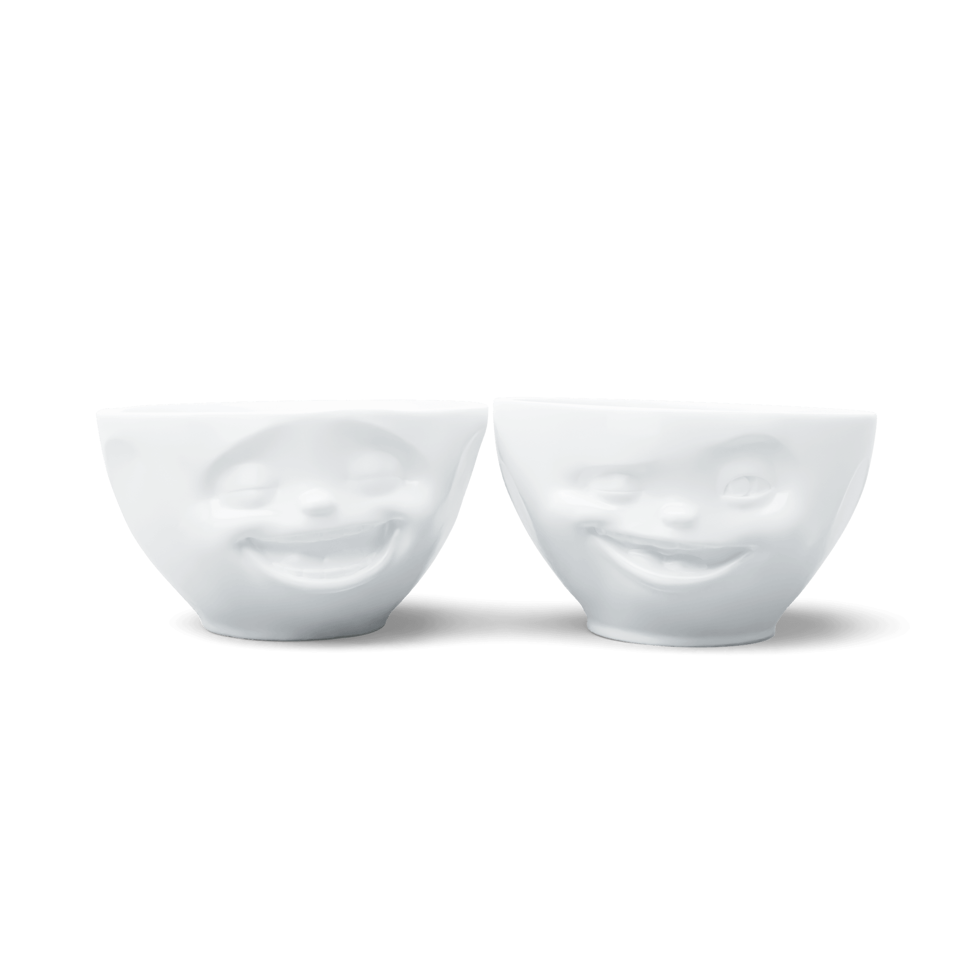 Zestaw miseczek LAUGHING & WINKING biały 58products Eye on Design