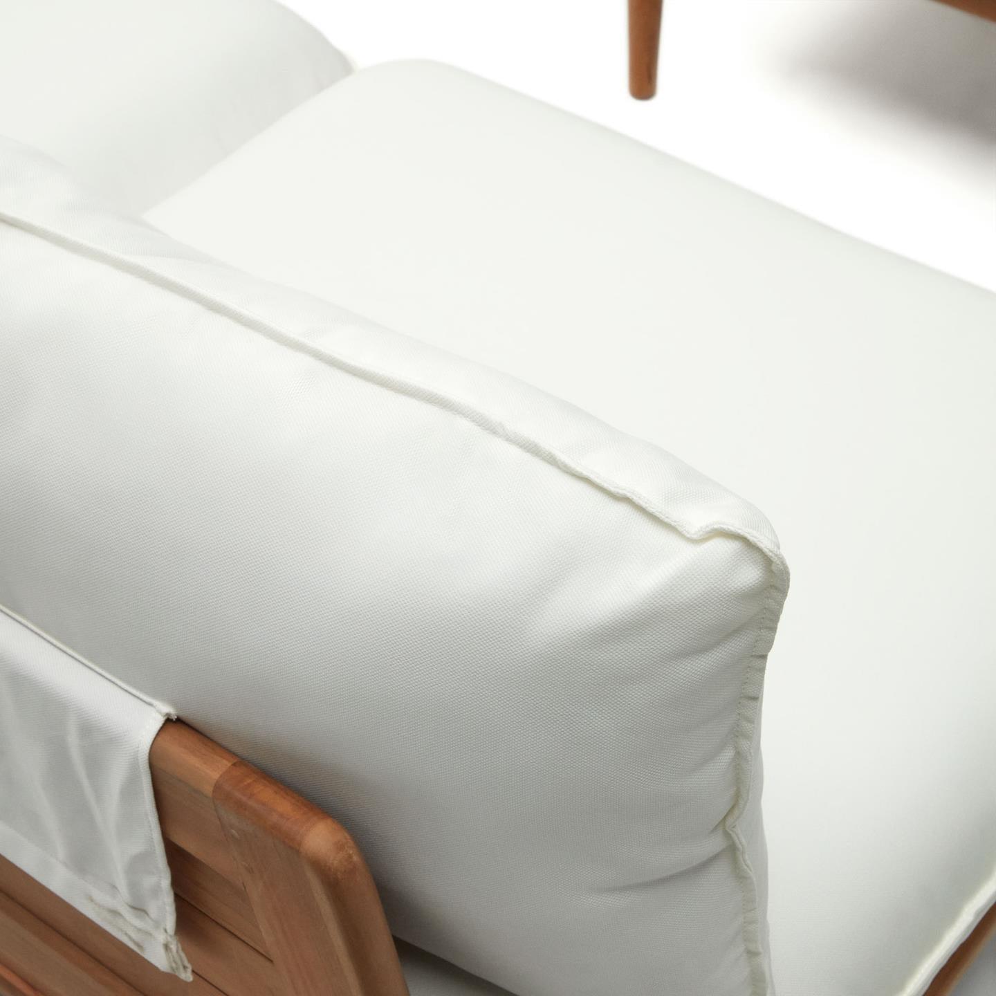 Zestaw ogrodowy z 5-osobowym narożnikiem modułowym PORTITXOL lite drewno tekowe La Forma Eye on Design