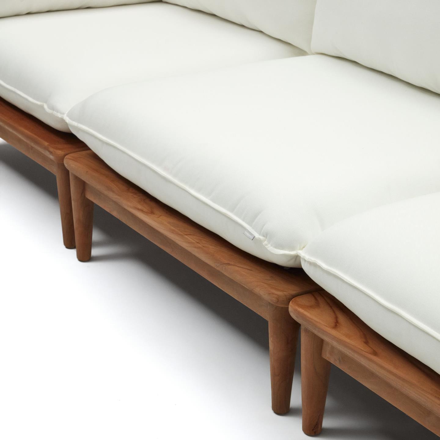 Zestaw ogrodowy z sofą PORTITXOL lite drewno tekowe La Forma Eye on Design