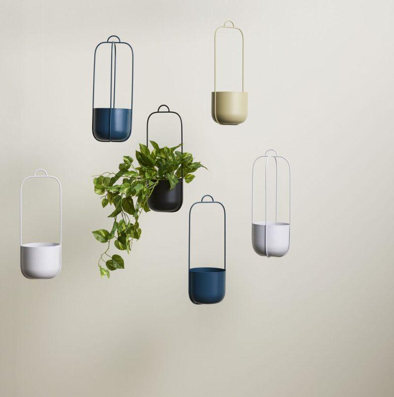 Zestaw osłonek wiszących LOTUS szary Hübsch Eye on Design