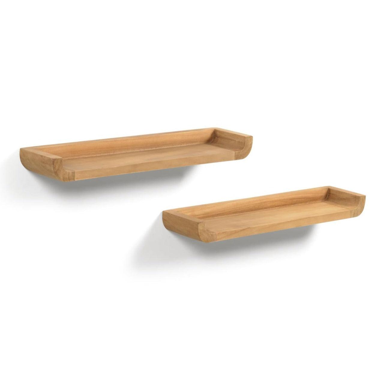 Zestaw półek SHAMEL lite drewno tekowe La Forma Eye on Design