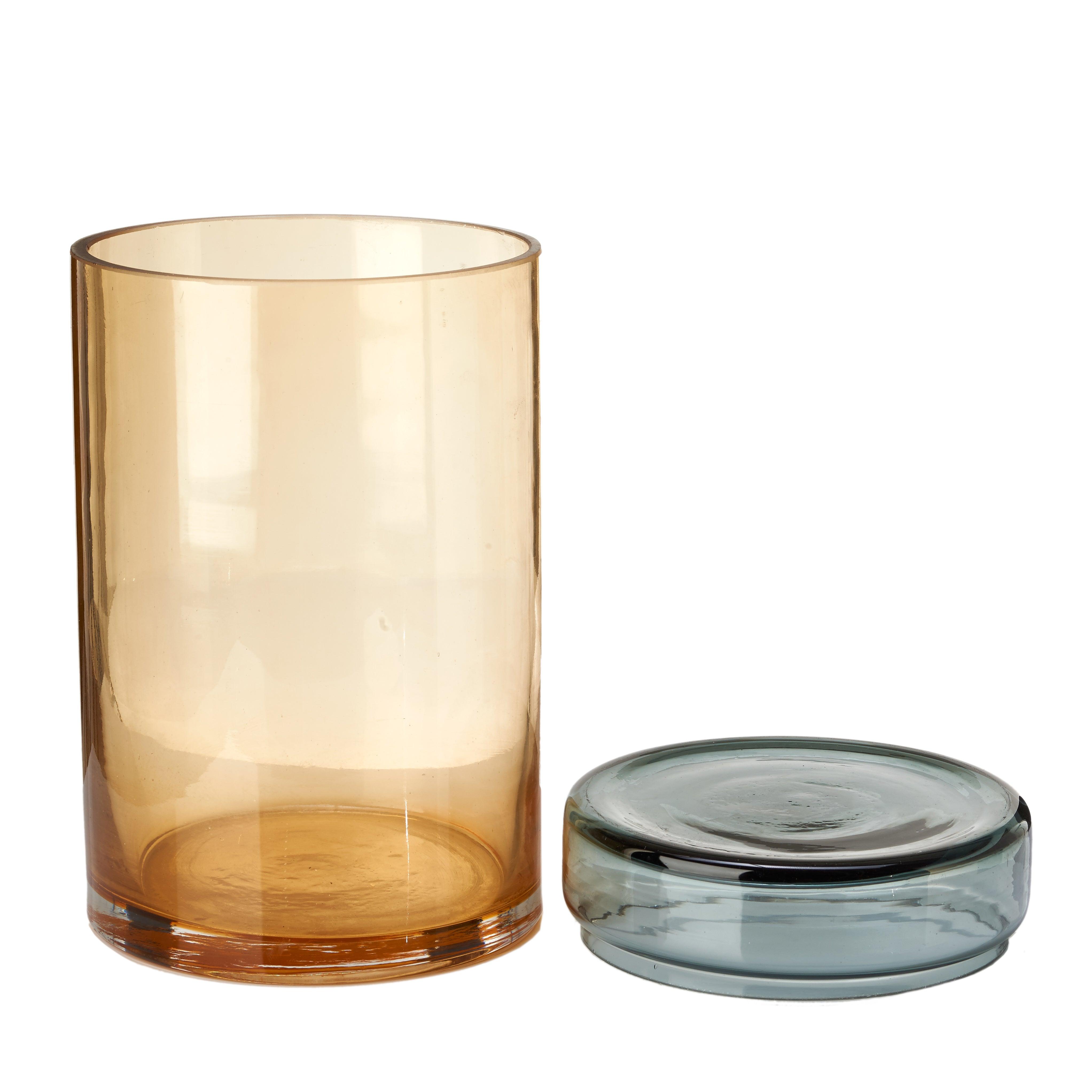 Zestaw słoików CAPS AND JARS brązowy z zielonym Pols Potten Eye on Design