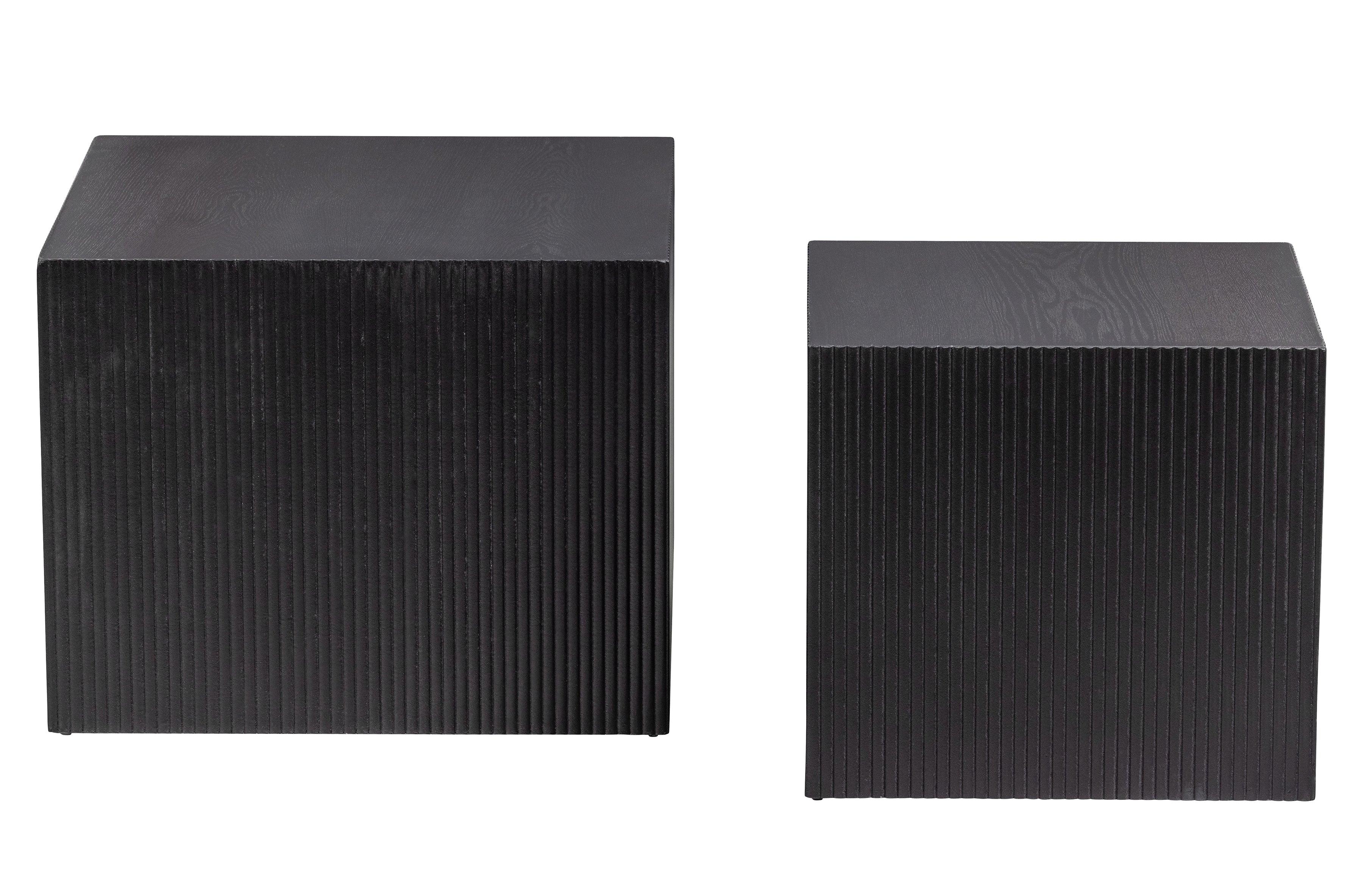 Zestaw stolików bocznych SANNE czarny Woood Exclusive Eye on Design