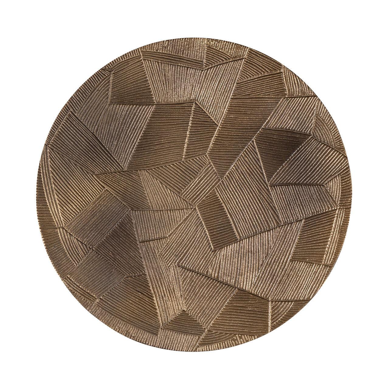 Zestaw stolików bocznych TULUM szczotkowane złoto Richmond Interiors Eye on Design