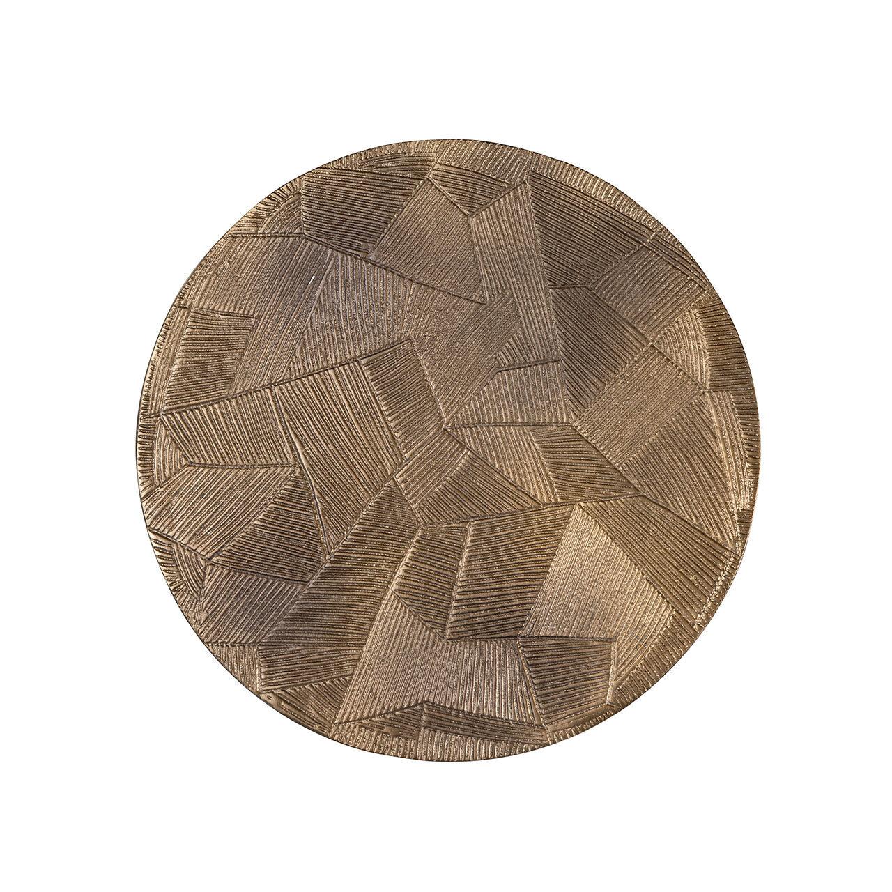 Zestaw stolików bocznych TULUM szczotkowane złoto Richmond Interiors Eye on Design