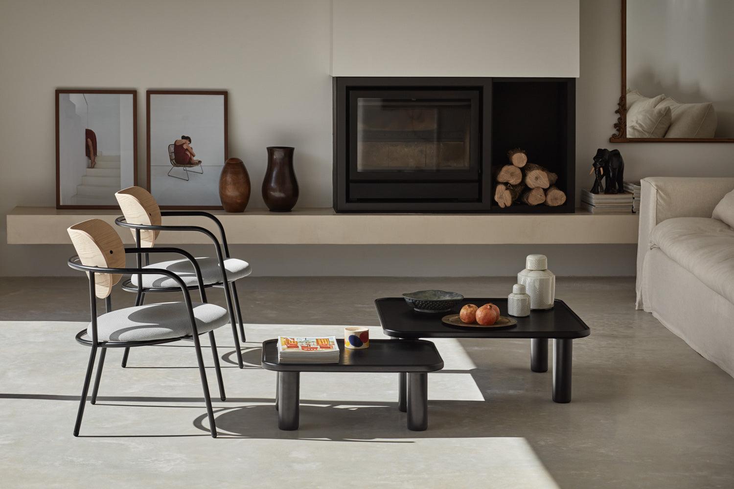 Zestaw stolików kawowych NEST czarny Teulat Eye on Design