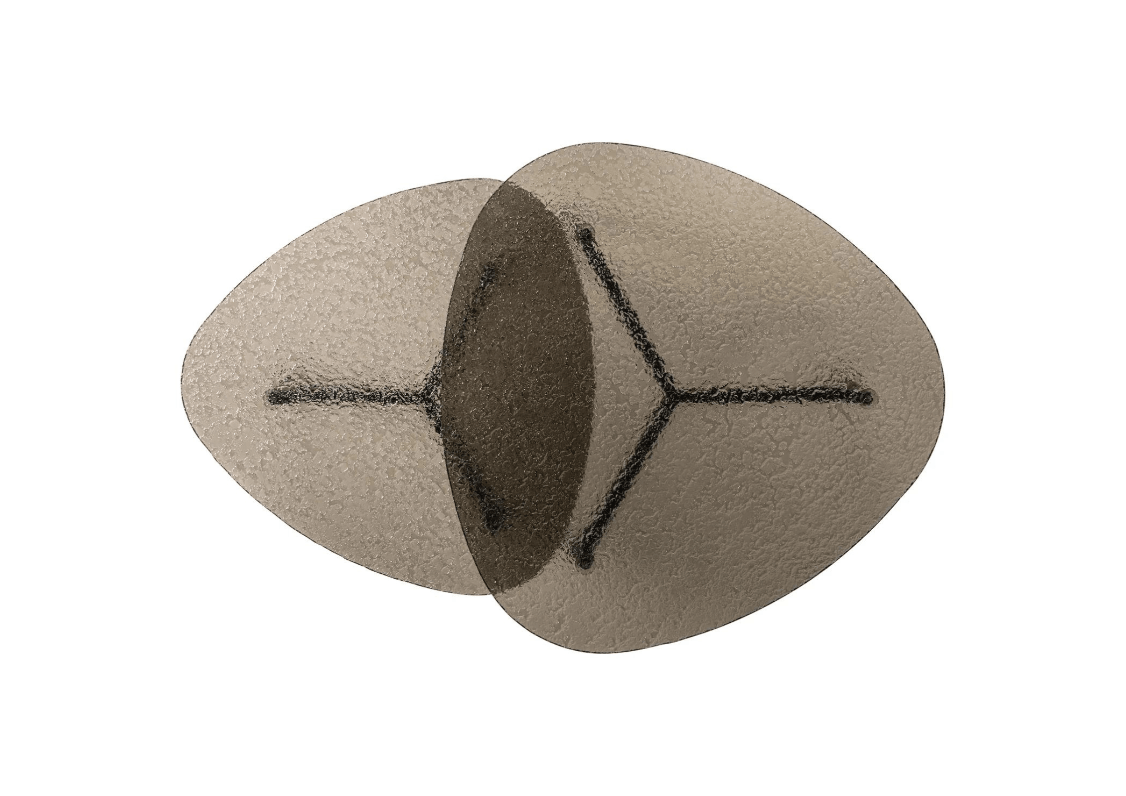 Zestaw stolików kawowych RILEY szklany Richmond Interiors Eye on Design