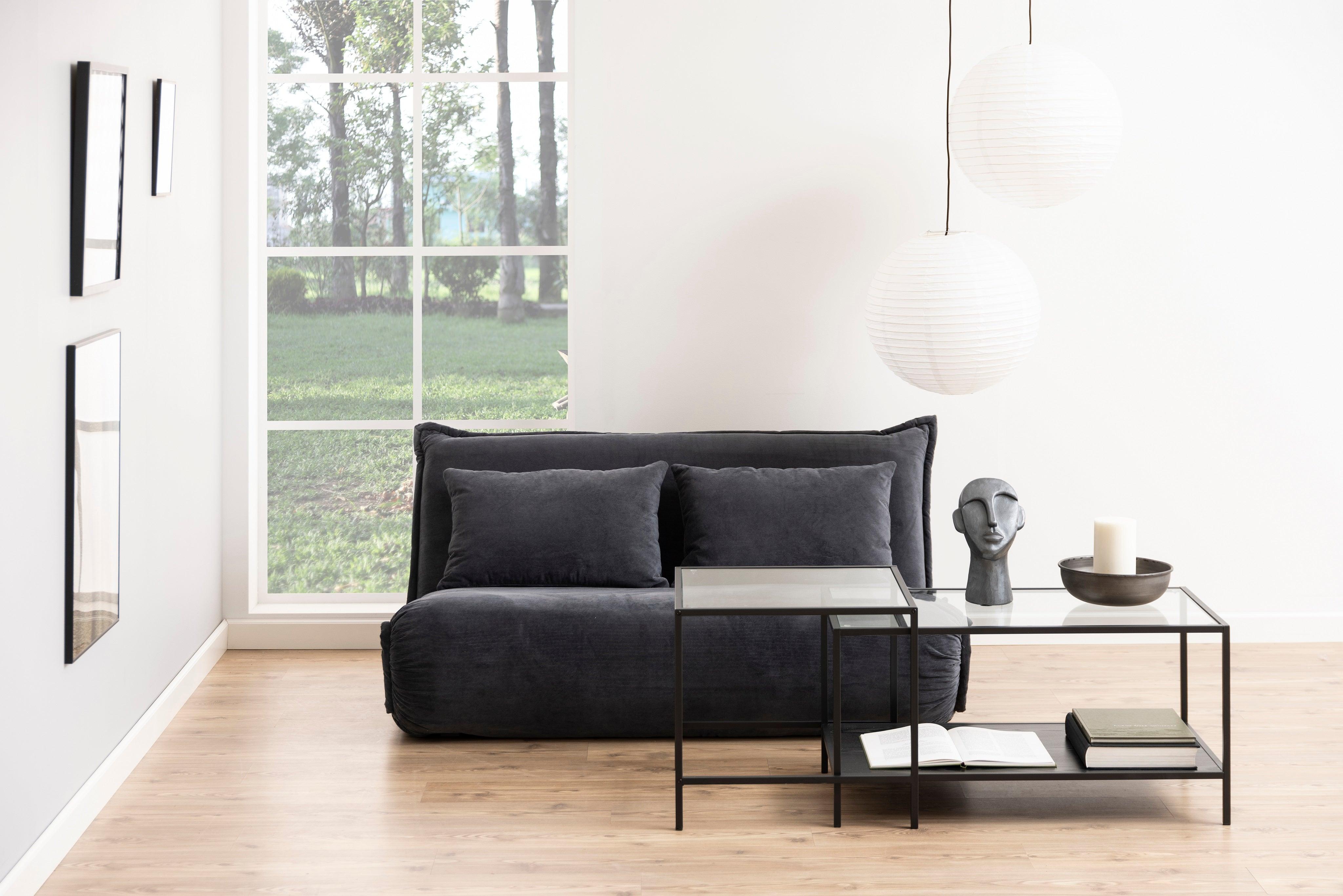 Zestaw stolików kawowych SEAFORD czarny Home Essentials Eye on Design