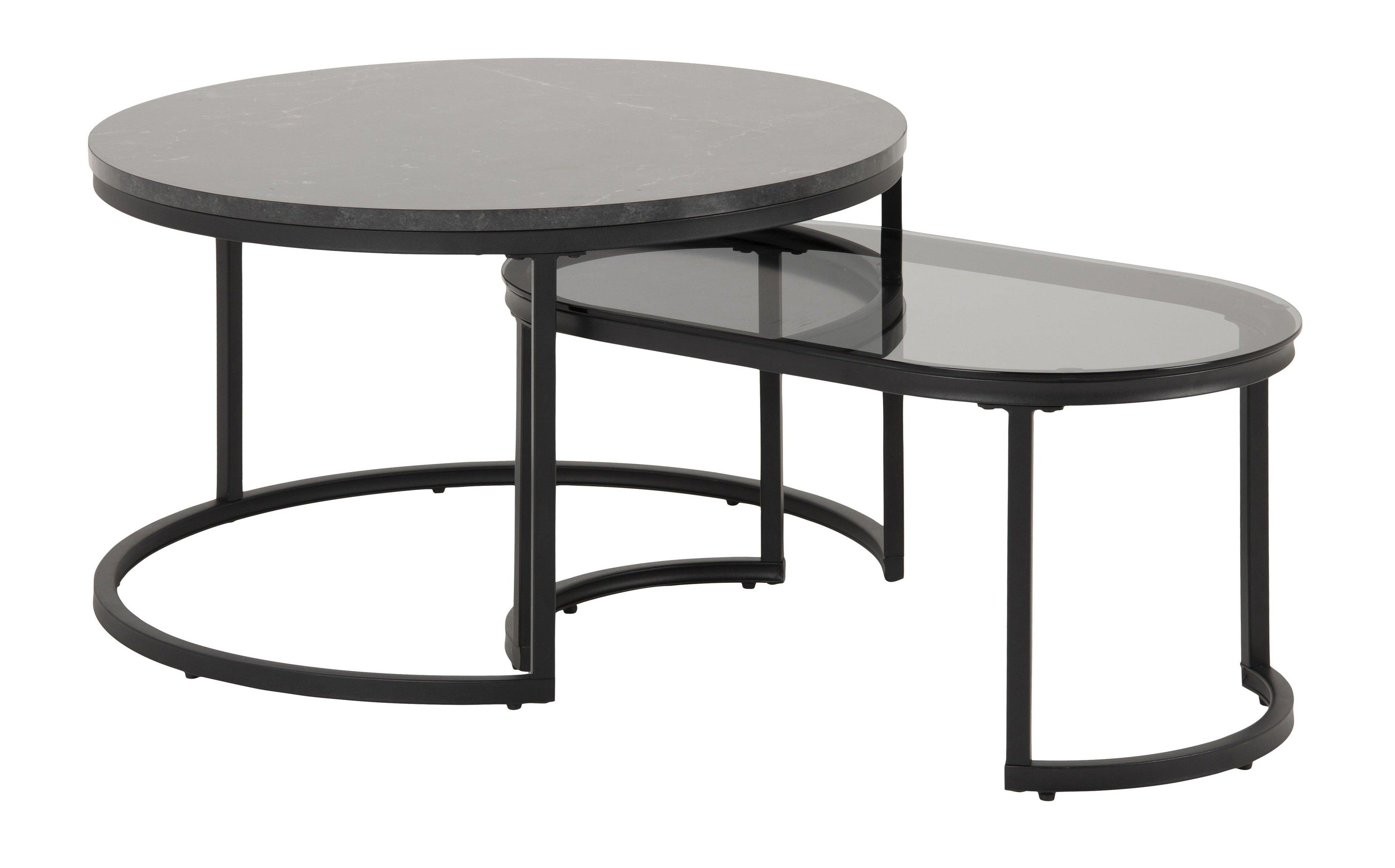 Zestaw stolików kawowych SPIRO szklany Home Essentials Eye on Design