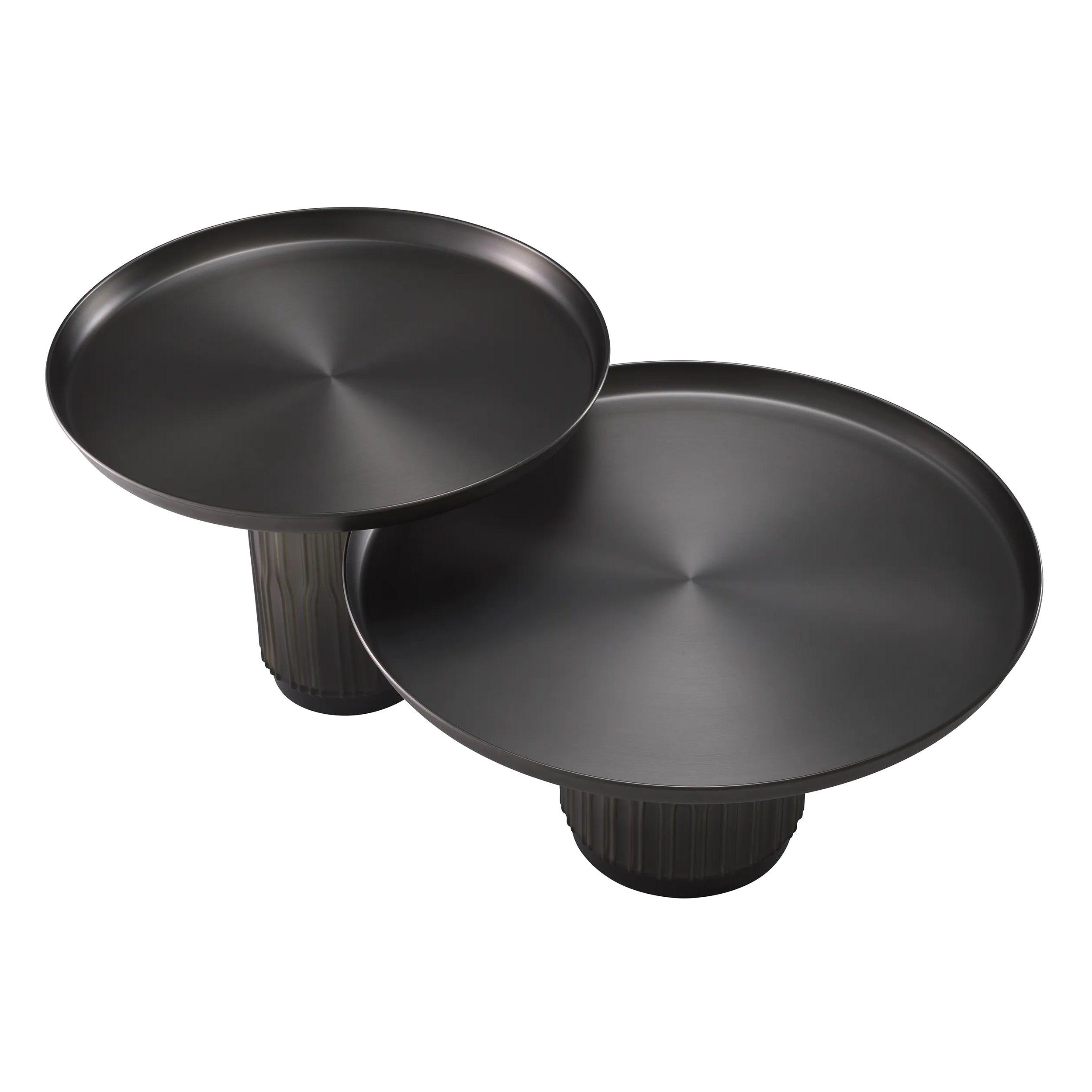 Zestaw stolików kawowych ZACHARY czarny Eichholtz Eye on Design