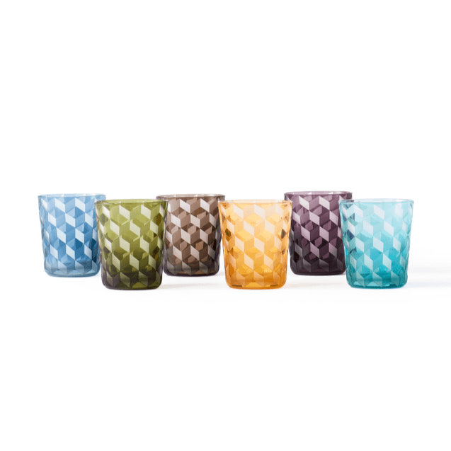 Zestaw szklanek BLOCKS kolorowy Pols Potten Eye on Design