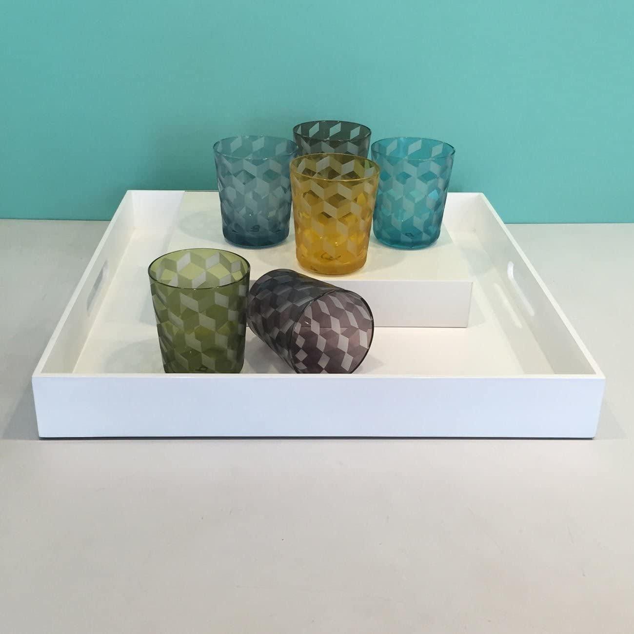 Zestaw szklanek BLOCKS kolorowy Pols Potten Eye on Design