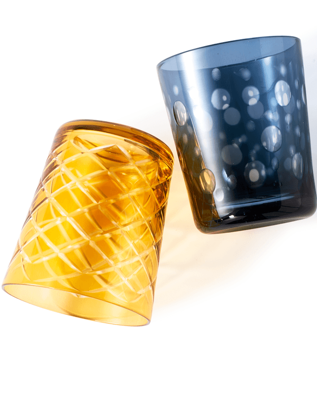 Zestaw szklanek CUTTINGS kolorowy Pols Potten Eye on Design