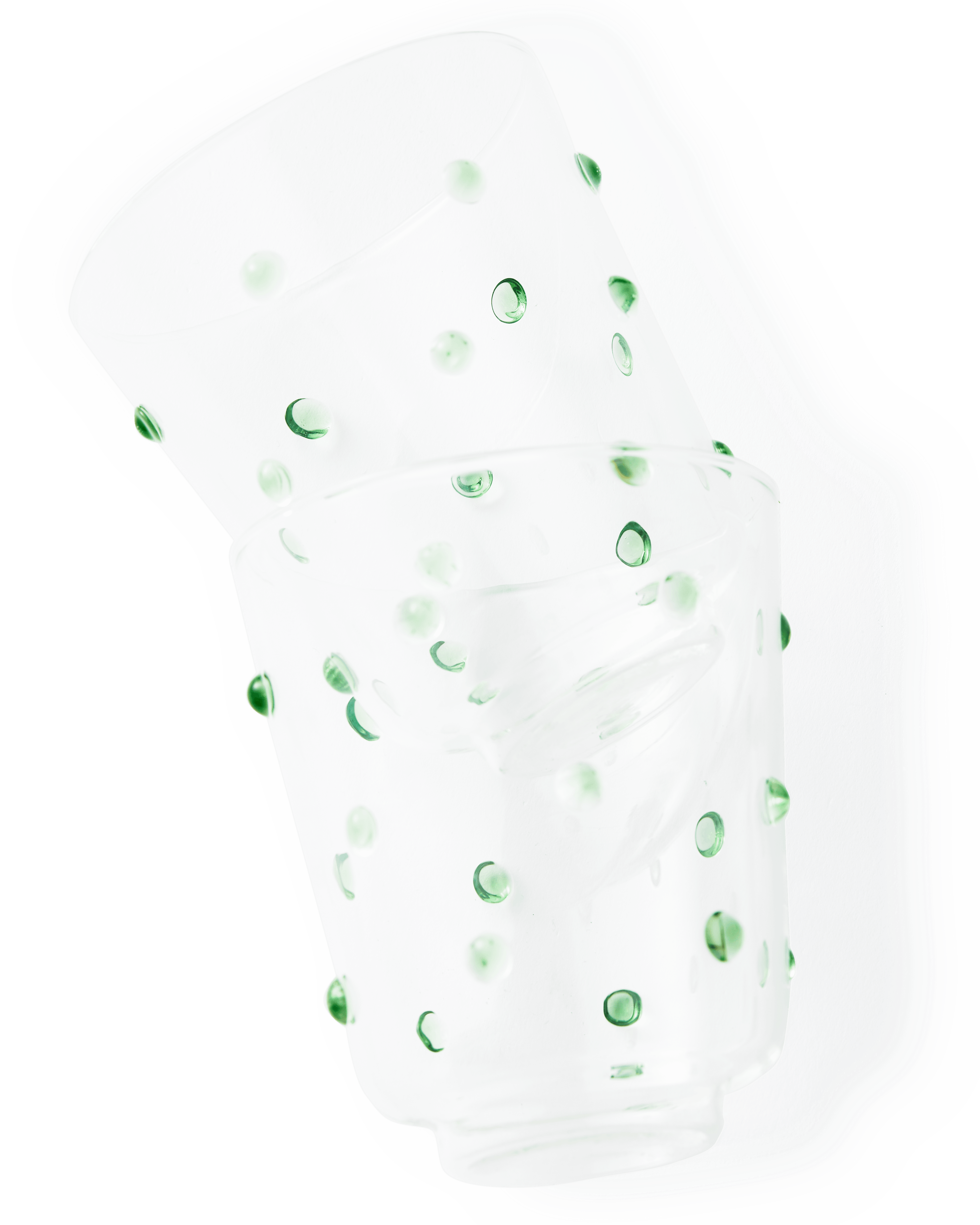 Zestaw szklanek NOB oliwkowy Pols Potten Eye on Design