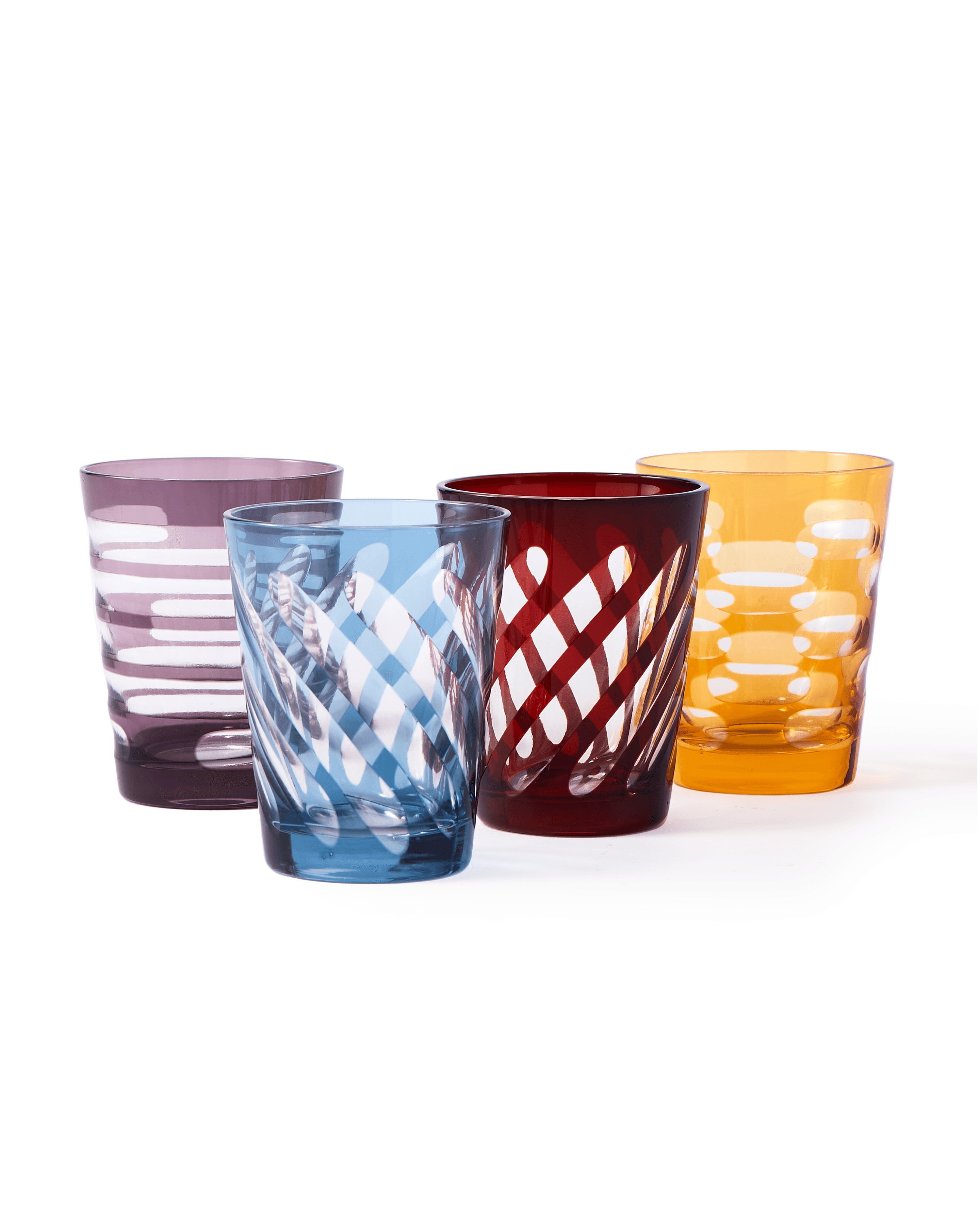 Zestaw szklanek TUBULAR kolorowy Pols Potten Eye on Design