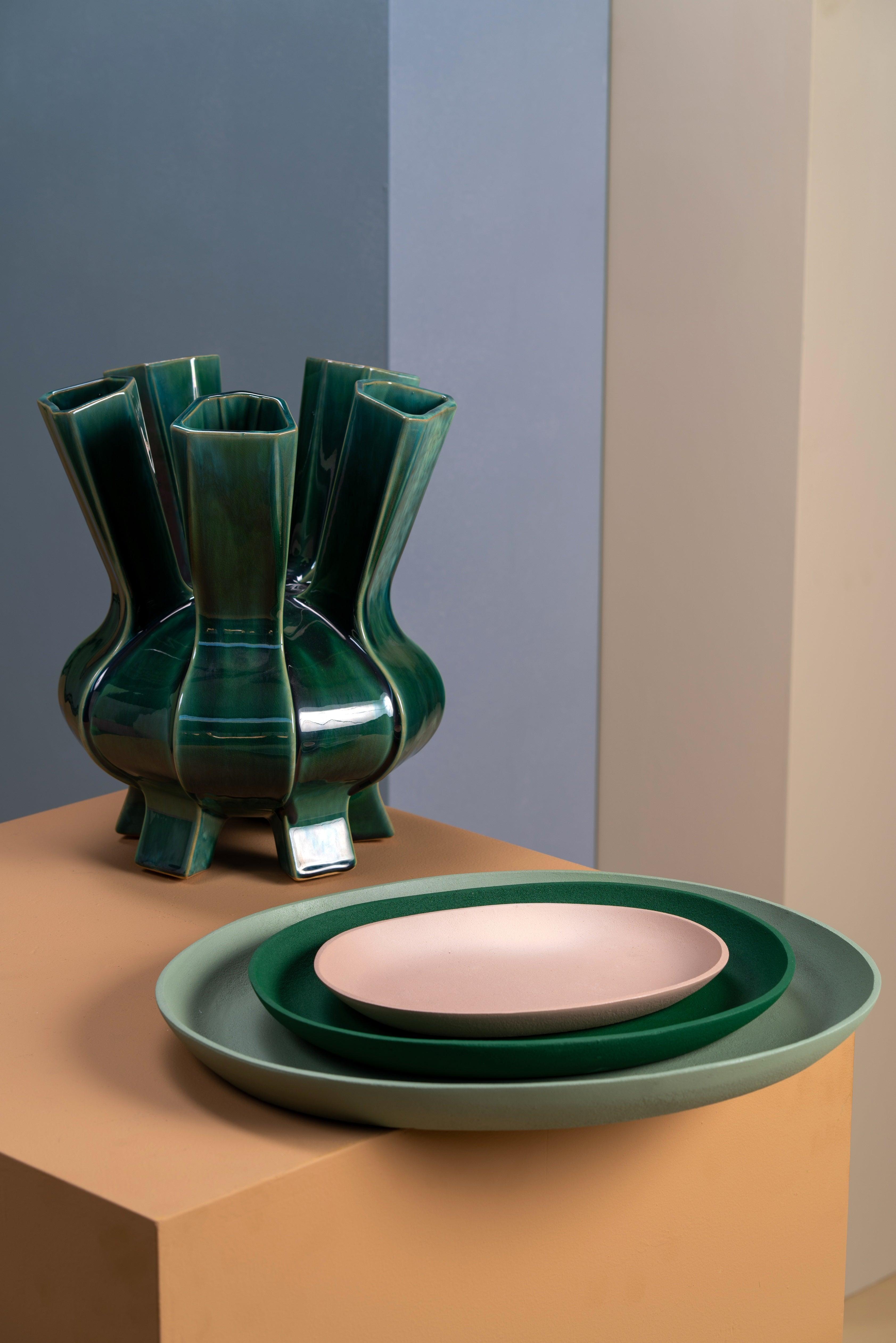 Zestaw tac GREEK zielony Pols Potten Eye on Design