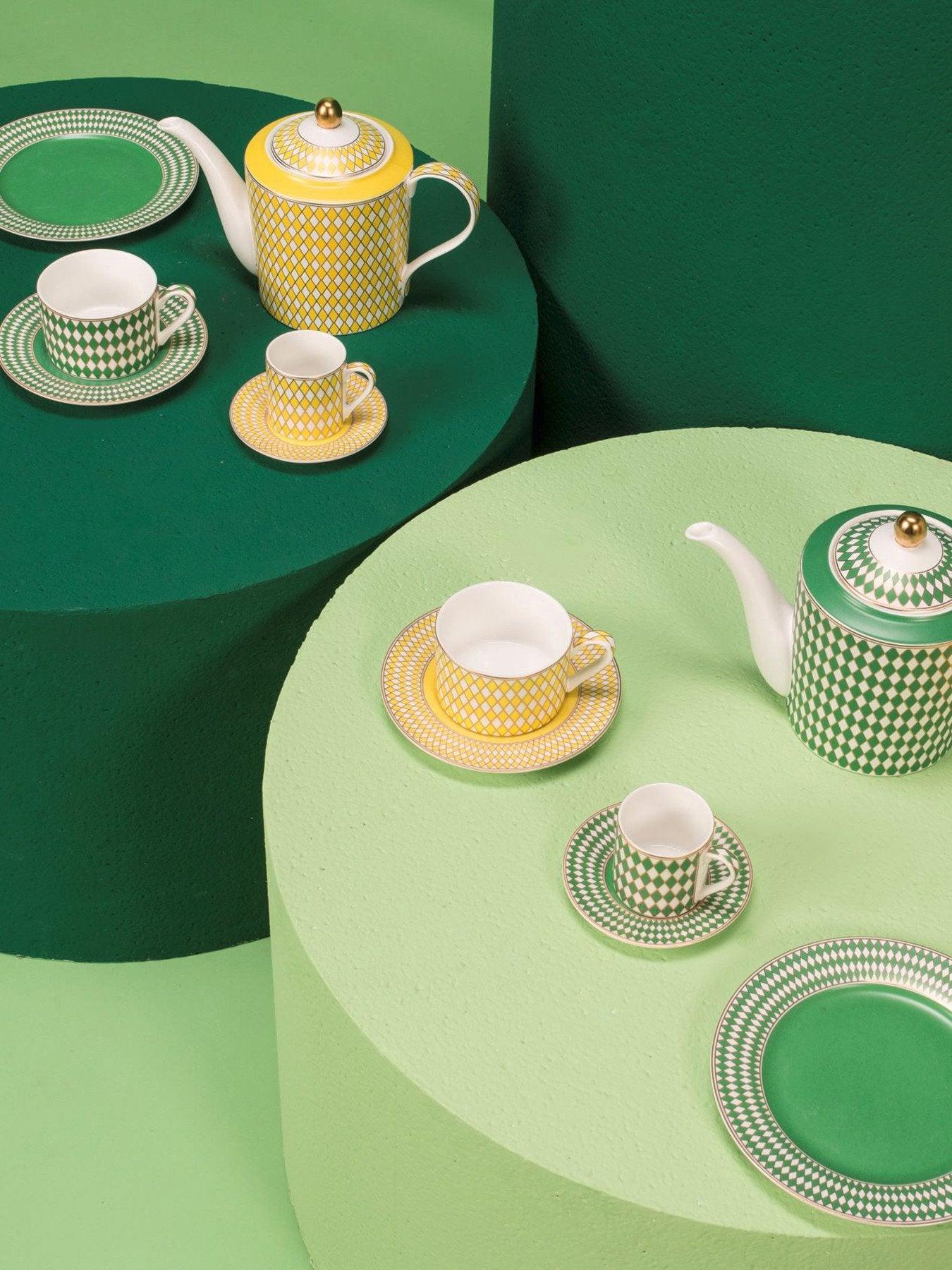 Zestaw talerzy CHESS porcelanowy Pols Potten Eye on Design