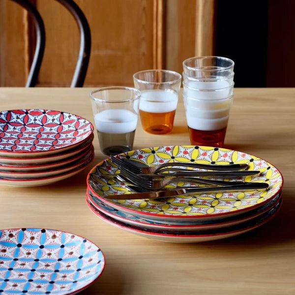 Zestaw talerzy HIPPY ceramiczny Pols Potten Eye on Design