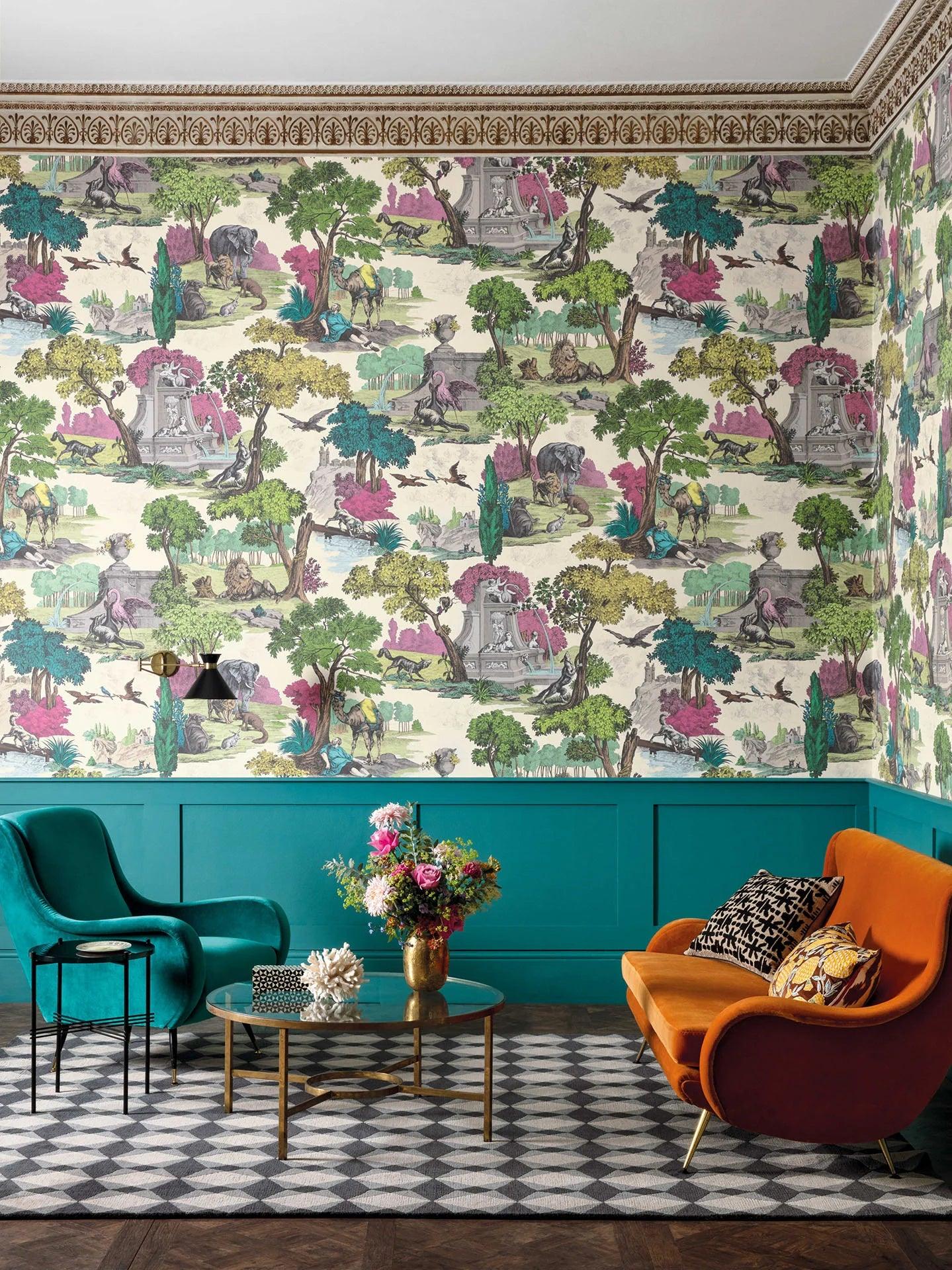 Zestaw tapet CONTEMPORARY COLLECTION - Versailles Grand zielony Cole & Son Eye on Design