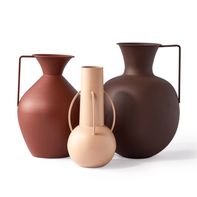 Zestaw wazonów ROMAN brązowy Pols Potten Eye on Design