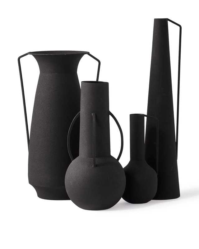 Zestaw wazonów ROMAN czarny Pols Potten Eye on Design