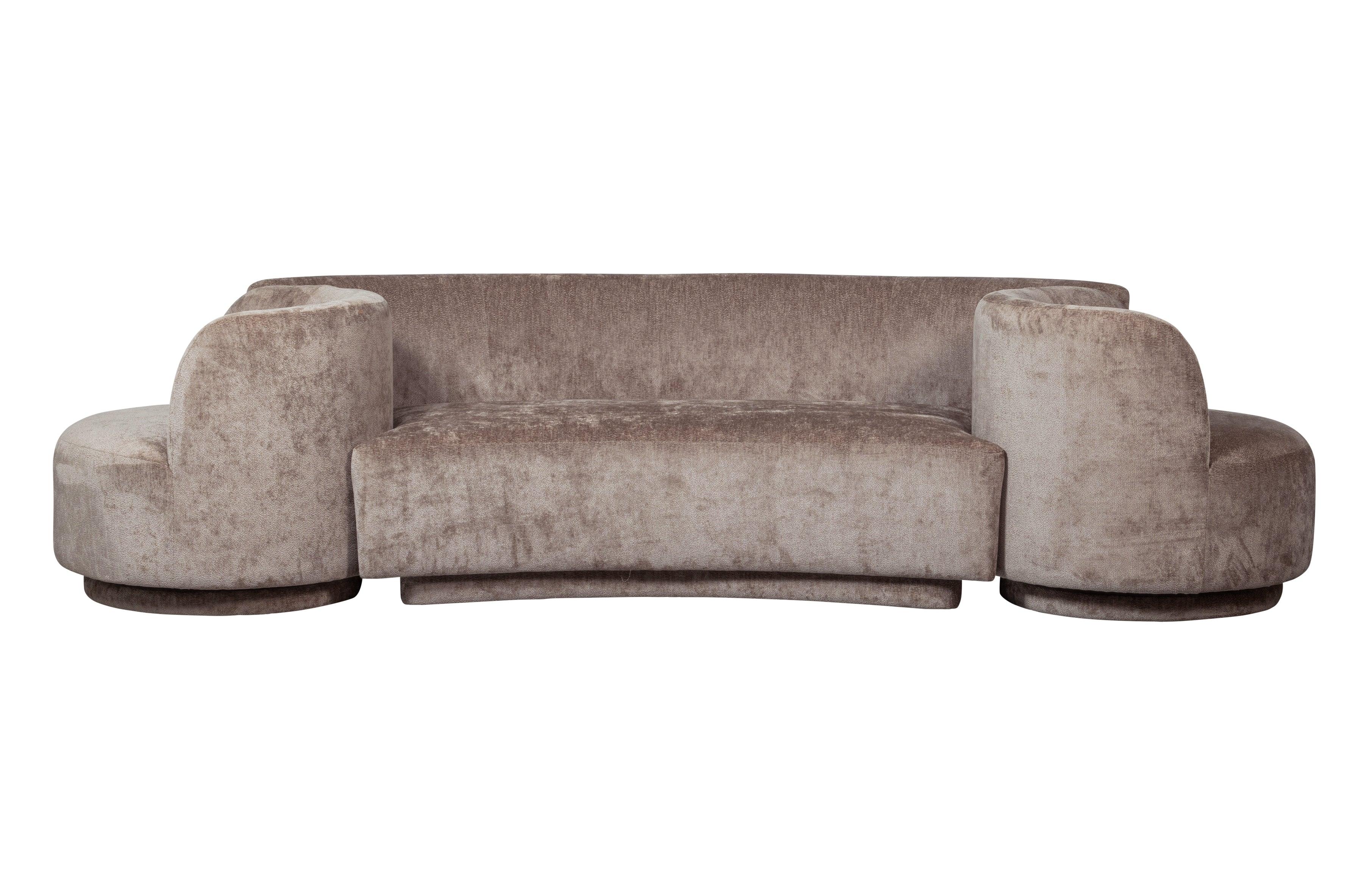 Zestaw wypoczynkowy z fotelami POPULAR brązowy Be Pure Eye on Design