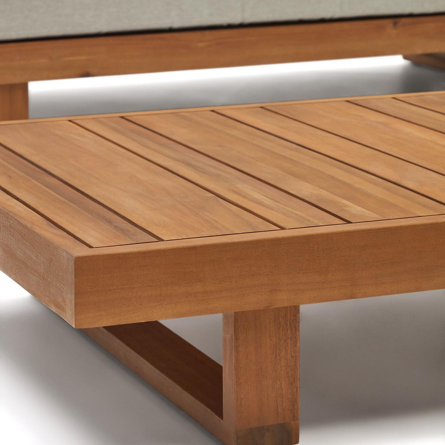 Zestaw zewnętrzny sofa i stolik kawowy RACO lite drewno akacjowe La Forma Eye on Design