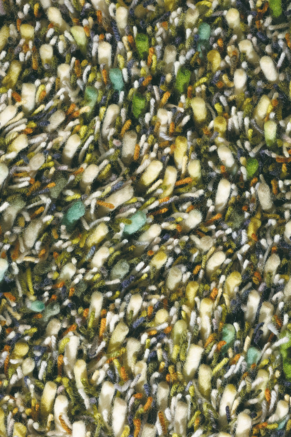 SPRING long pile carpet light green